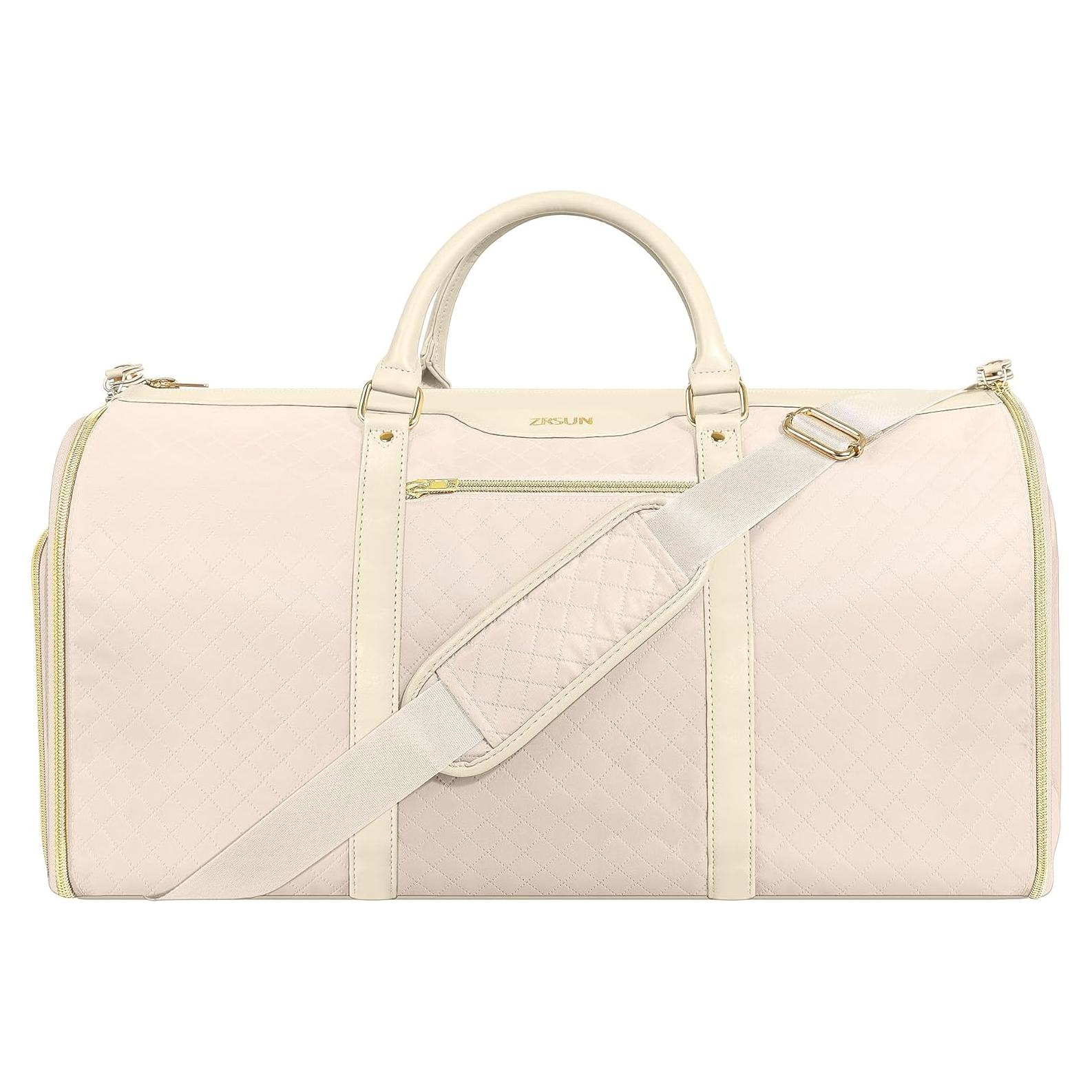 Bolsa de viaje 3 en 1 ZRSUN Beige 50L Impermeable Sin Arrugas