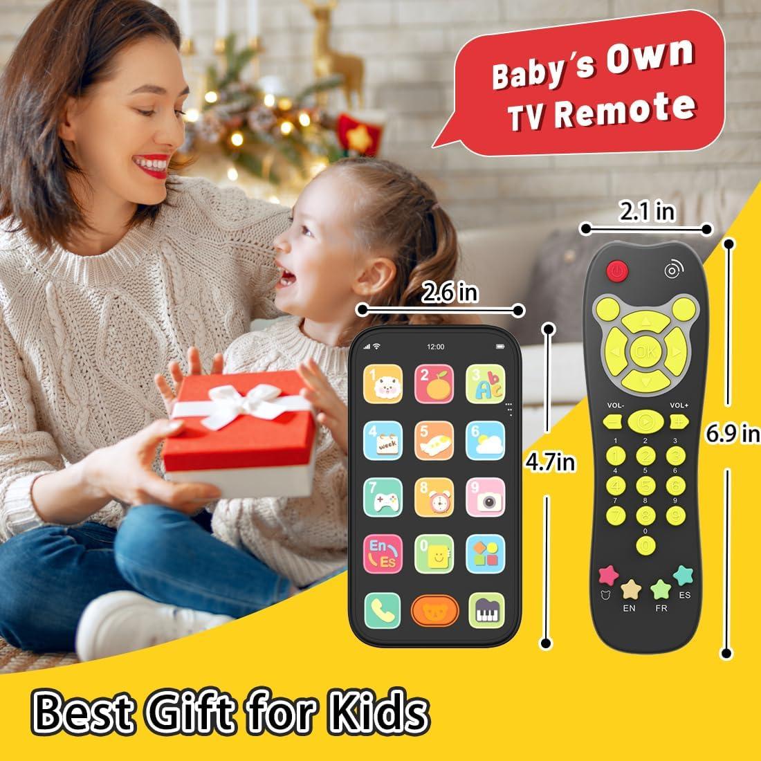 Juego de Teléfono de Juguete KALUYA Control Remoto Negro