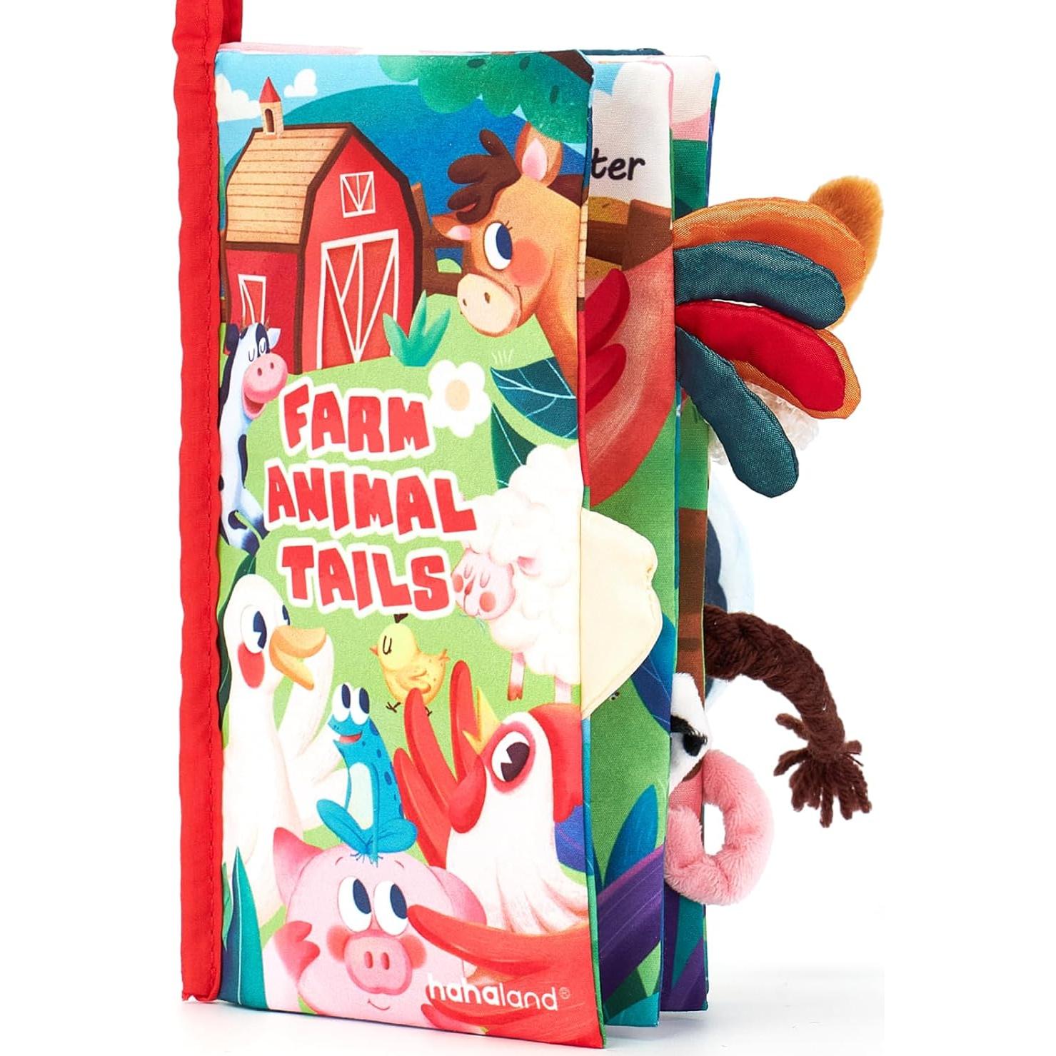 Libro de Tela para Bebés Hahaland Granja 0-3 Años