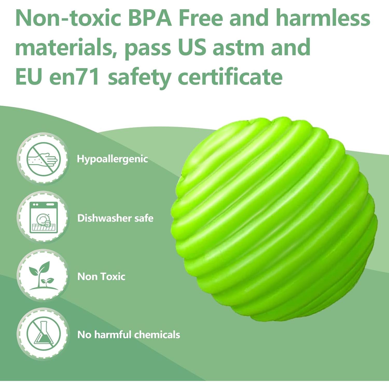 Bolas Sensoriales ROHSCE para Bebés 6-12 Meses - 6 Piezas