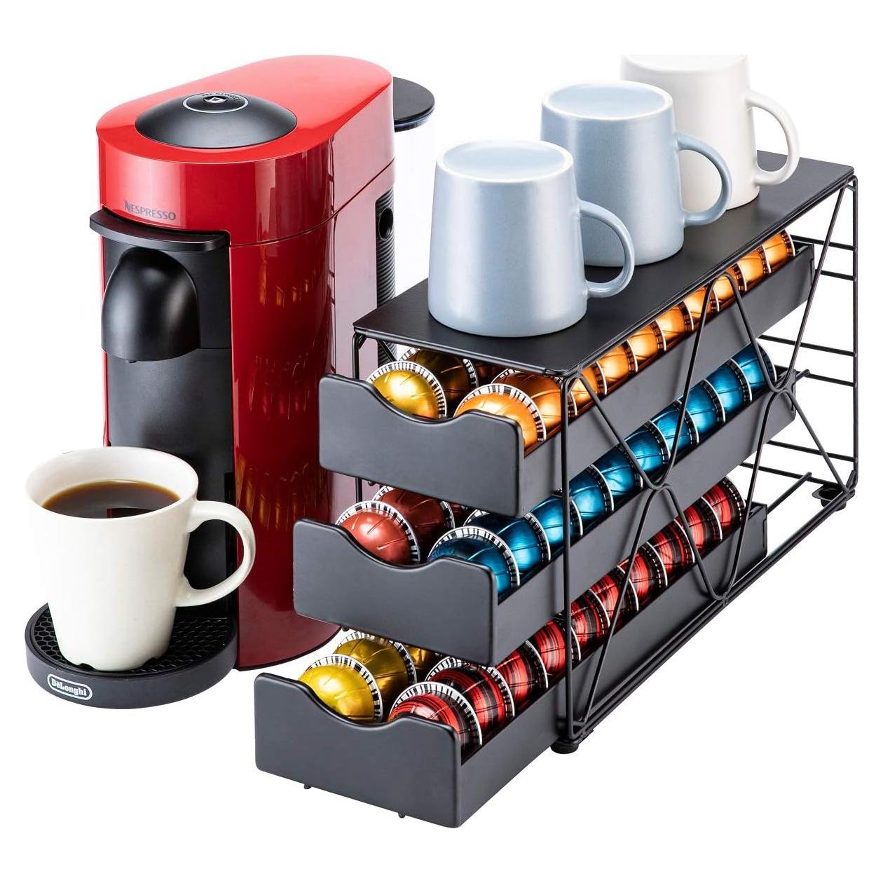 Estante Organizador de Cápsulas Nespresso FlagShip 60 Cápsulas