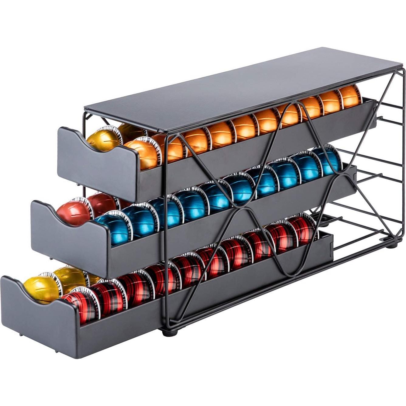 Estante Organizador de Cápsulas Nespresso FlagShip 60 Cápsulas