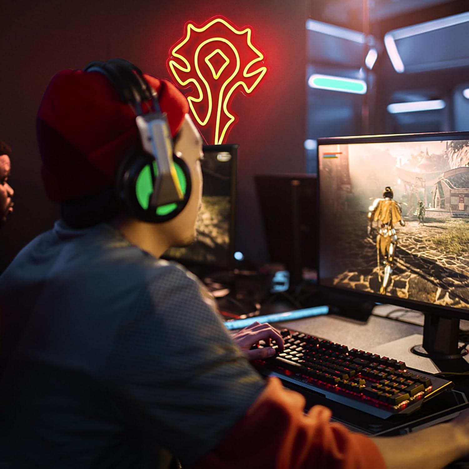 Luz de Neón Red-Horde Pinlangdou 63.5x24.1 cm Decoración