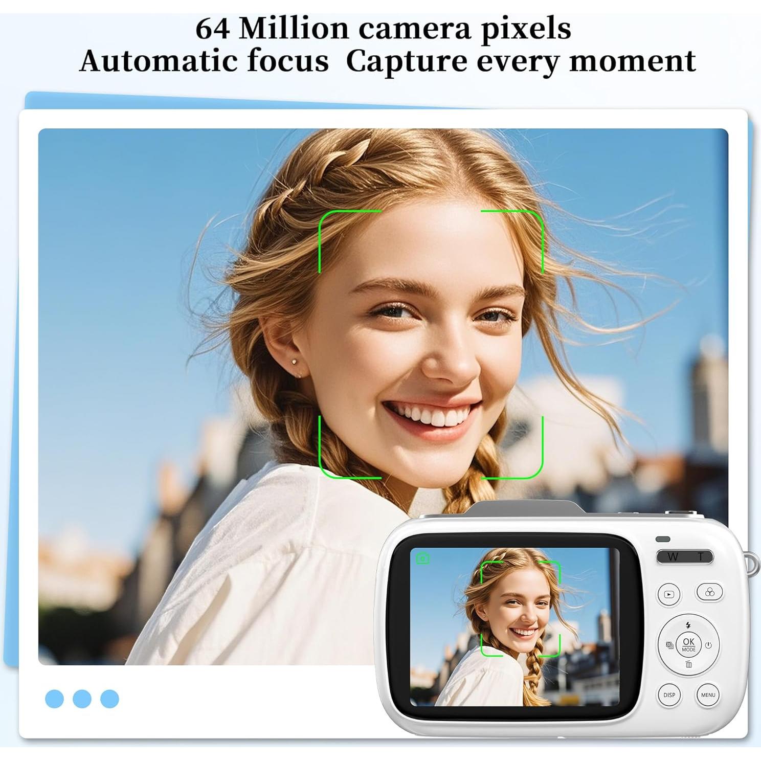 Cámara Compacta 4K GWAEPU G7-A 64MP Zoom 18X 2.8"