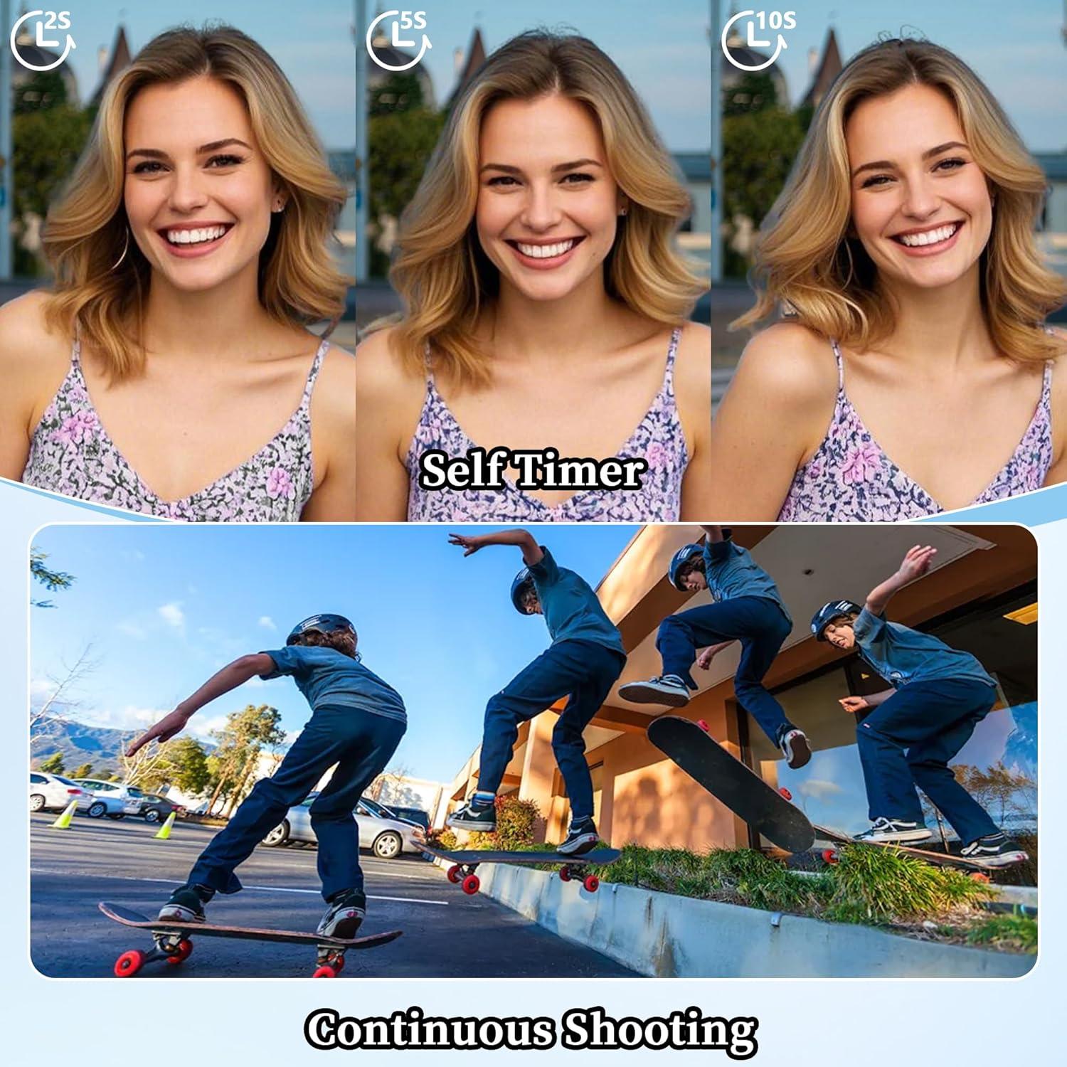 Cámara Compacta 4K GWAEPU G7-A 64MP Zoom 18X 2.8"