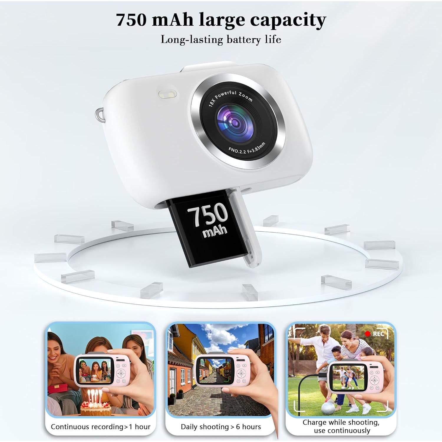 Cámara Compacta 4K GWAEPU G7-A 64MP Zoom 18X 2.8"