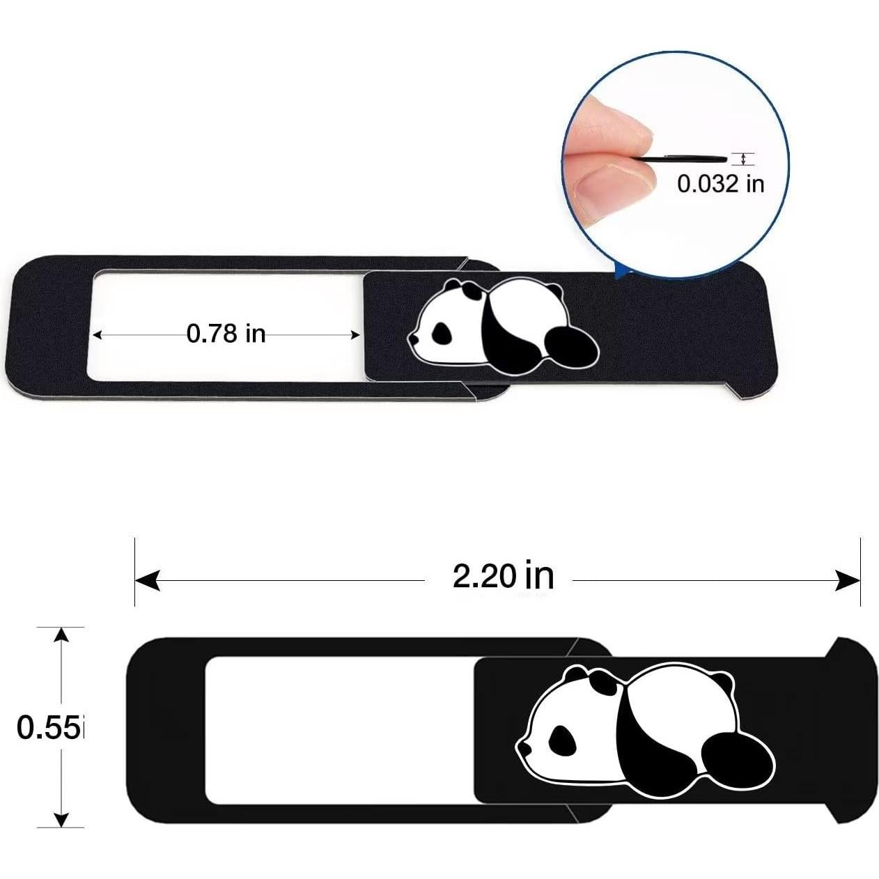 Deslizador de cubierta de cámara de laptop YOOWAY Panda