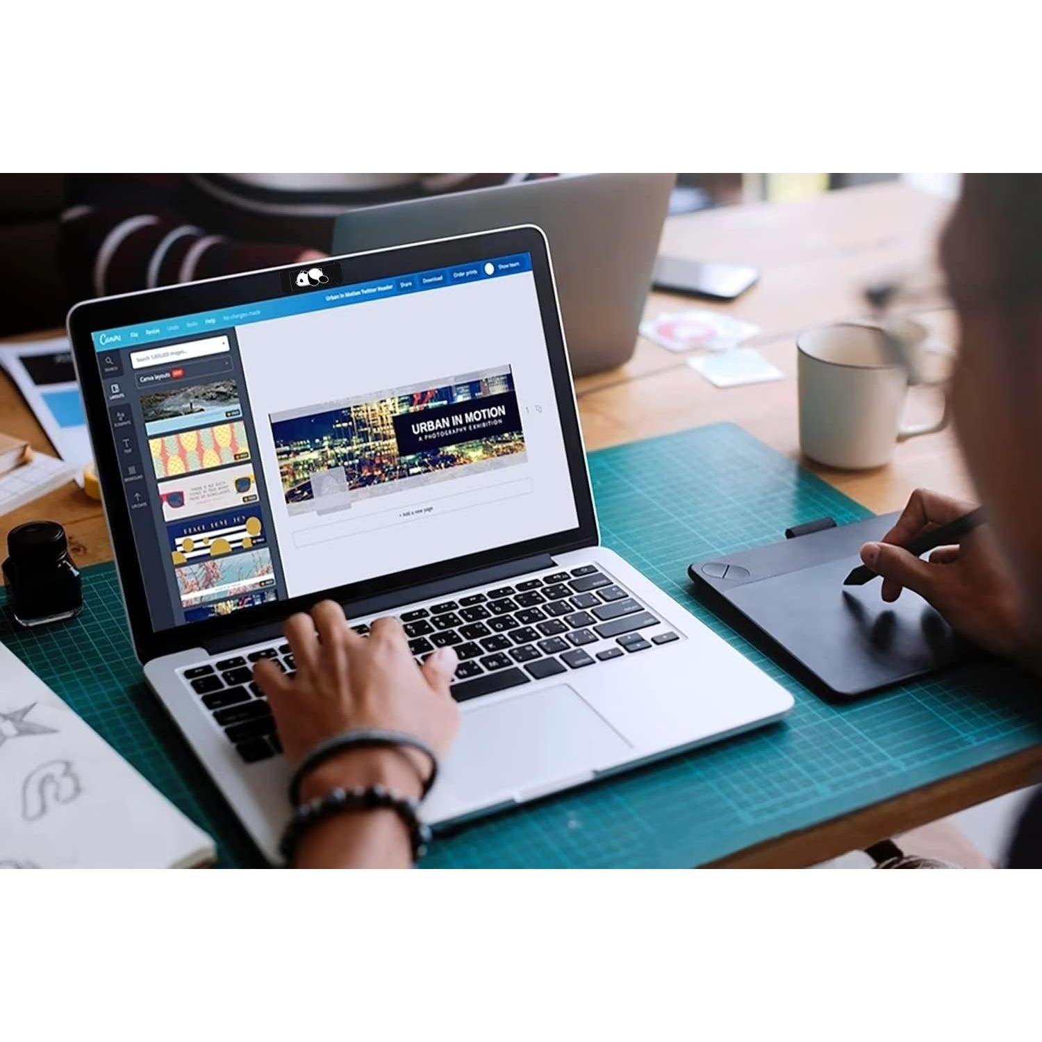 Deslizador de cubierta de cámara de laptop YOOWAY Panda