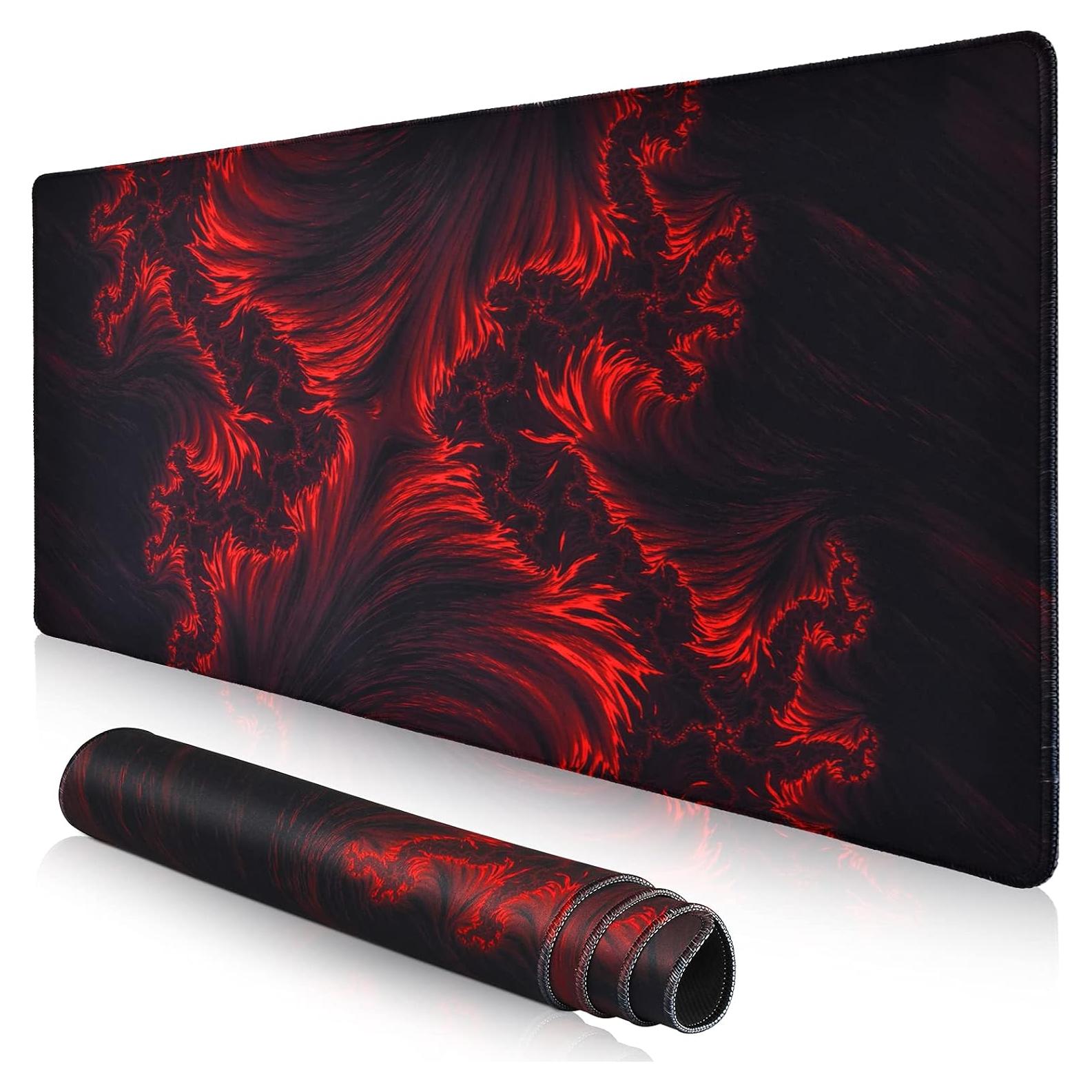 Alfombrilla de Ratón Veecom XL Antideslizante 80x40cm Llama