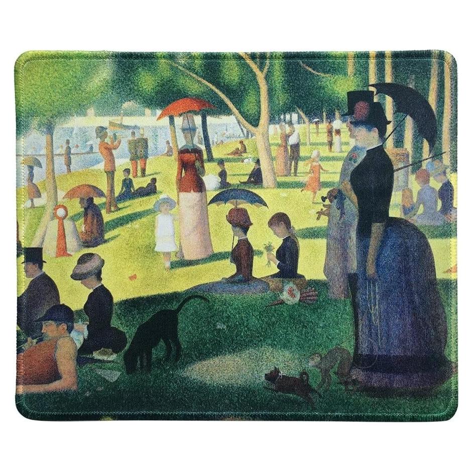 Alfombrilla de Ratón dealzEpic Goma Natural 24x20 cm Arte Seurat