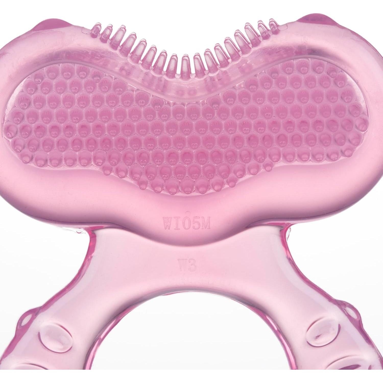 Mordedor Nuby Teethe-EEZ Silicona Rosa con Estuche