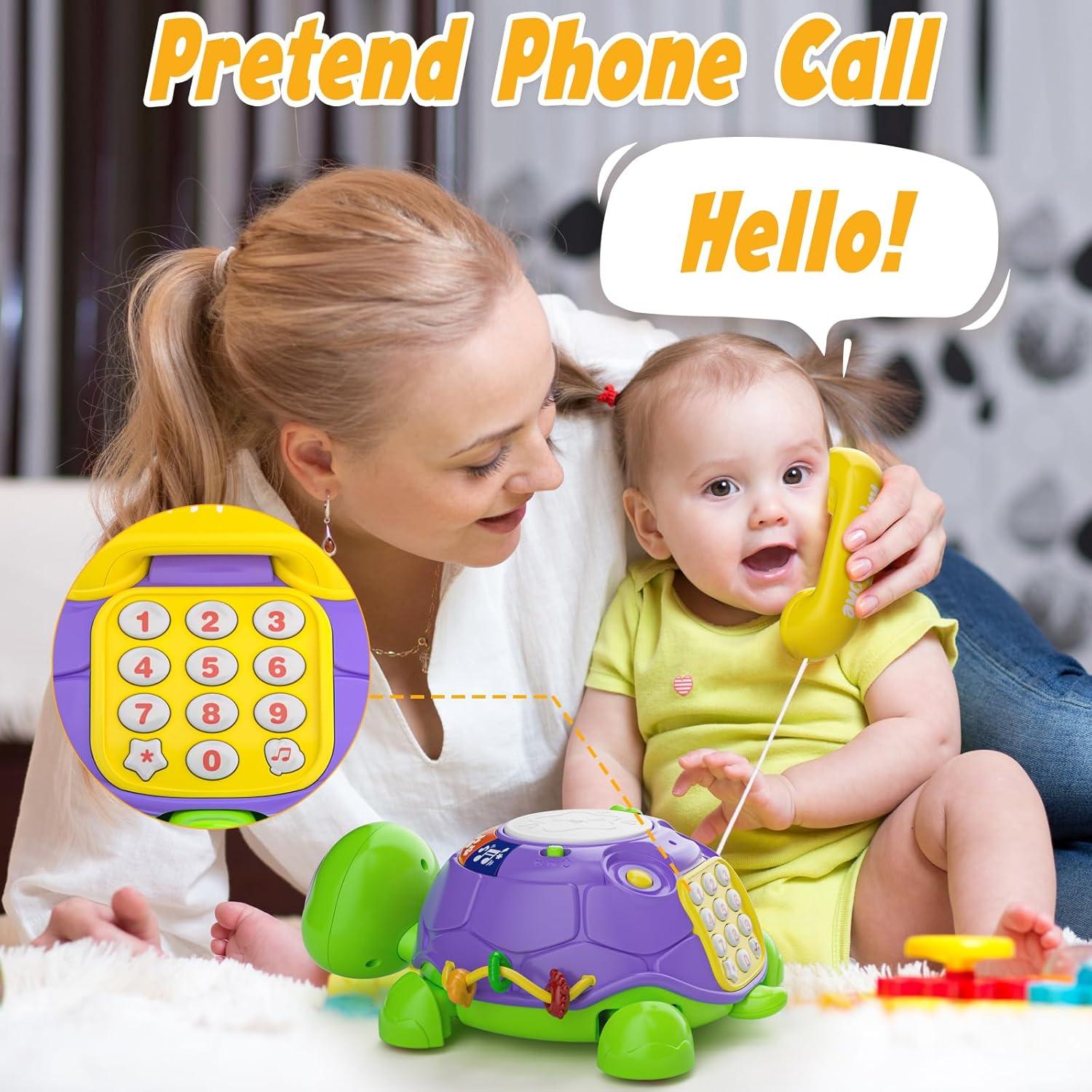 Tortuga Musical para Gatear Glzm con Luz y Sonidos