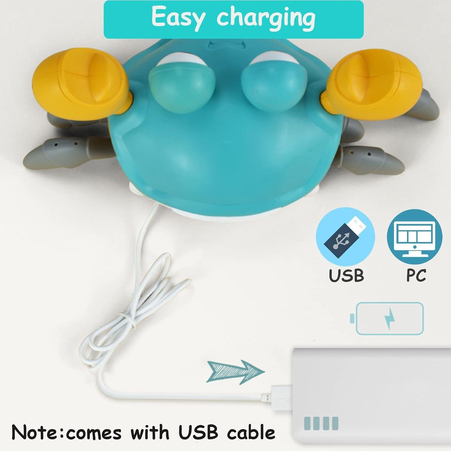 Juguete Cangrejo Gateador PULASIDO 21.8x12.7 cm 6-18 meses