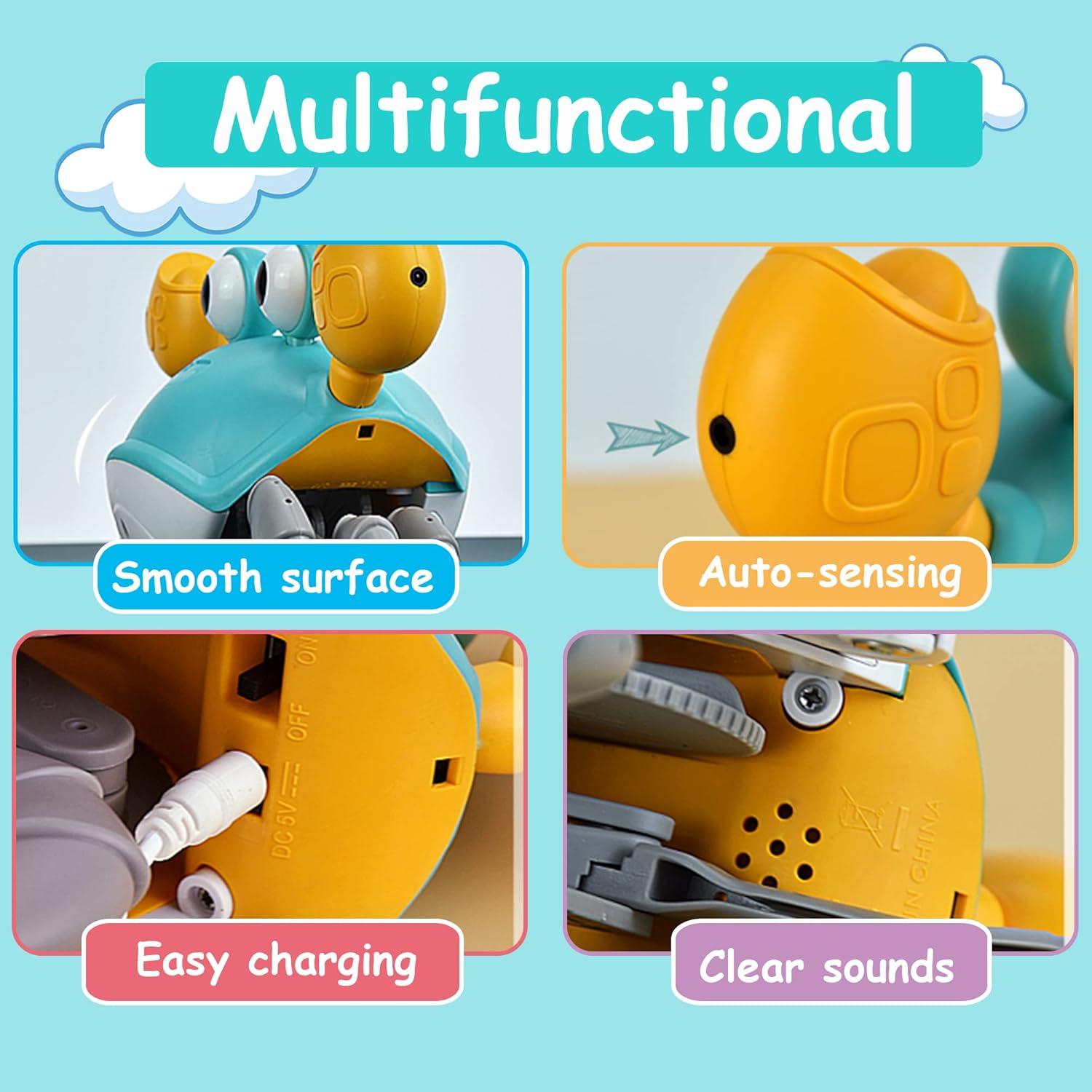 Juguete Cangrejo Gateador PULASIDO 21.8x12.7 cm 6-18 meses