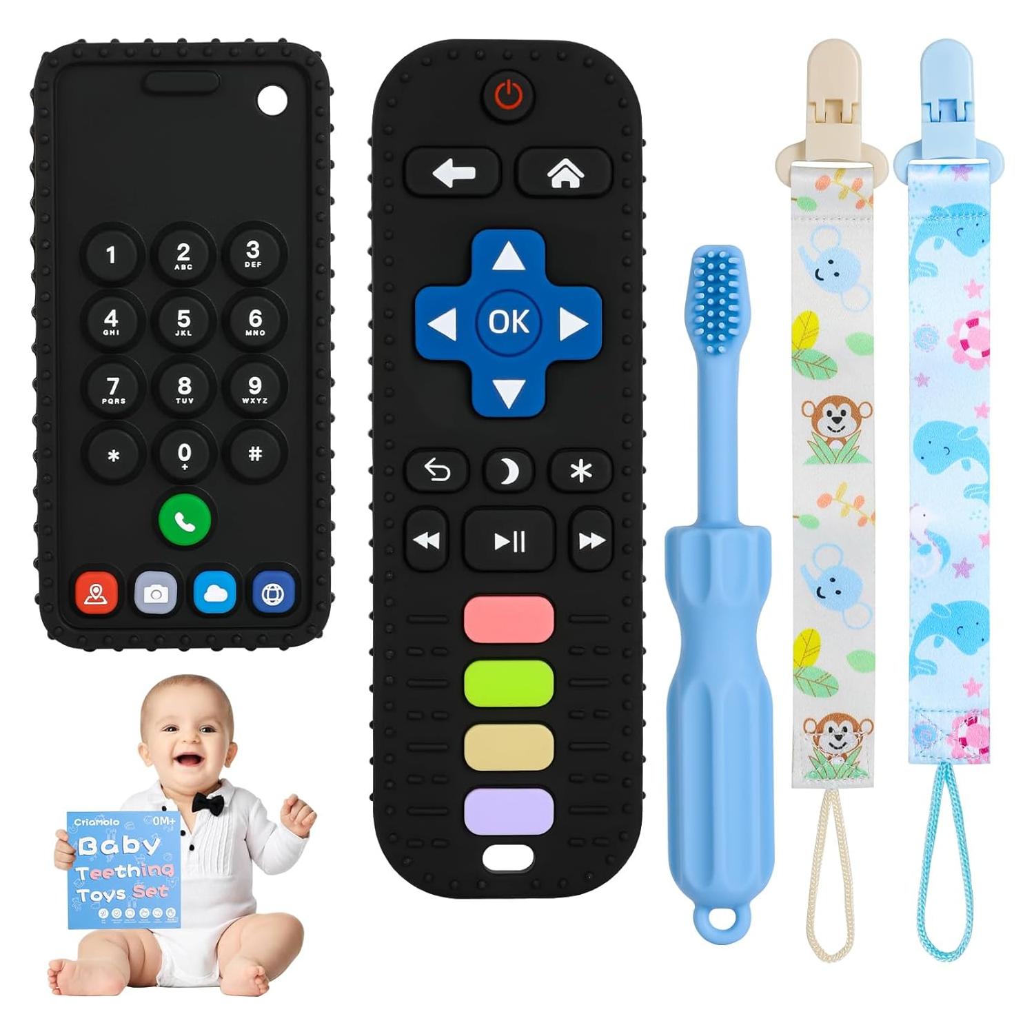 Juguetes de Dentición para Bebés Silicona 3 Piezas