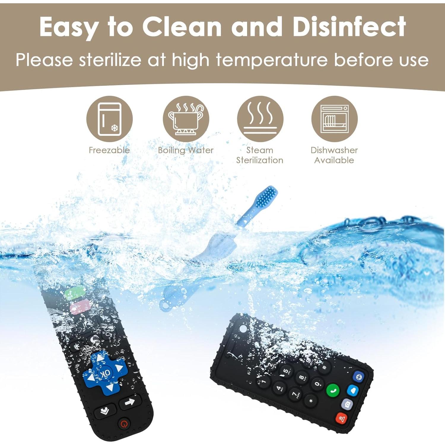 Juguetes de Dentición para Bebés Silicona 3 Piezas