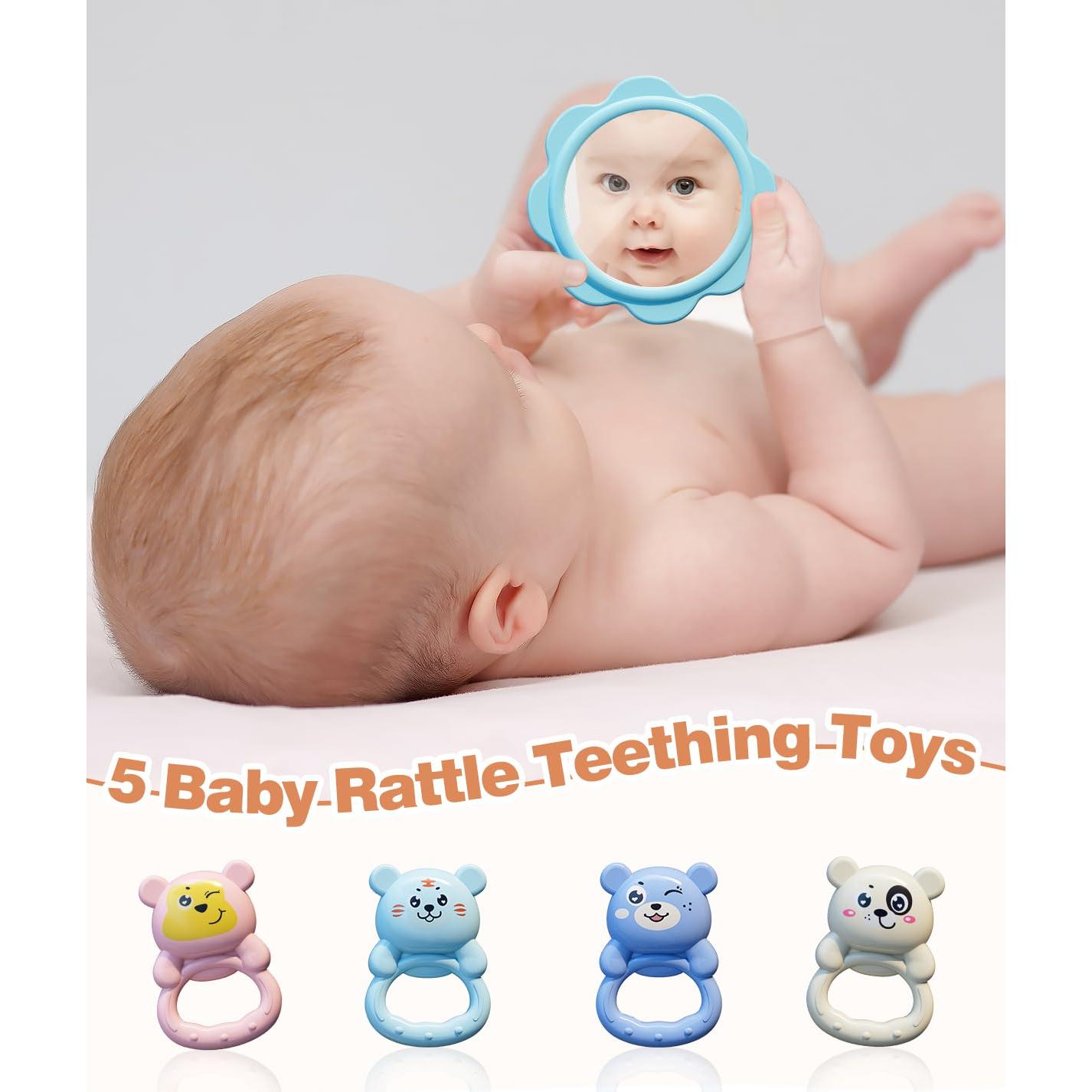 Alfombra de Juego para Bebés Dearlomum con Piano Amarillo