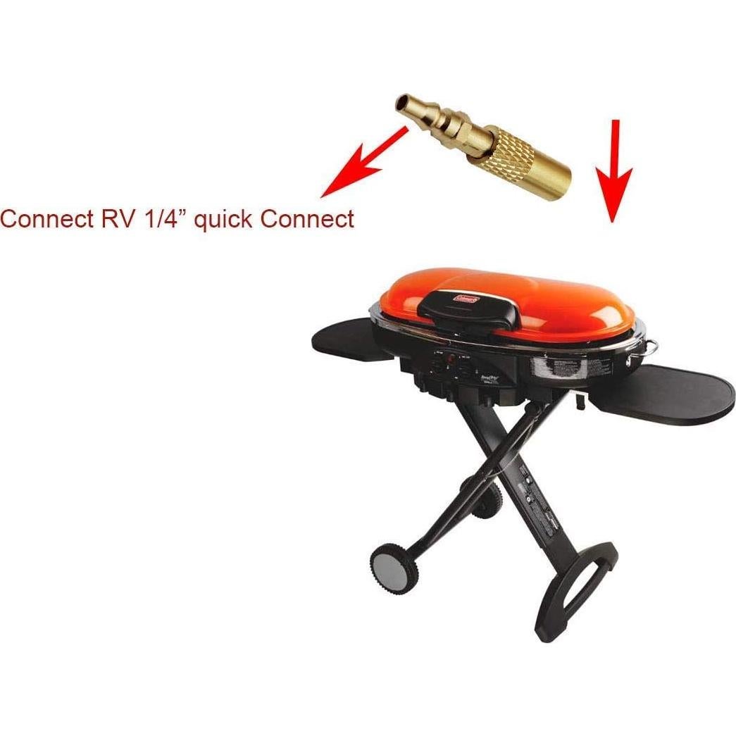 Adaptador de Gas MENSI 1/4" para Parrilla Coleman Roadtrip
