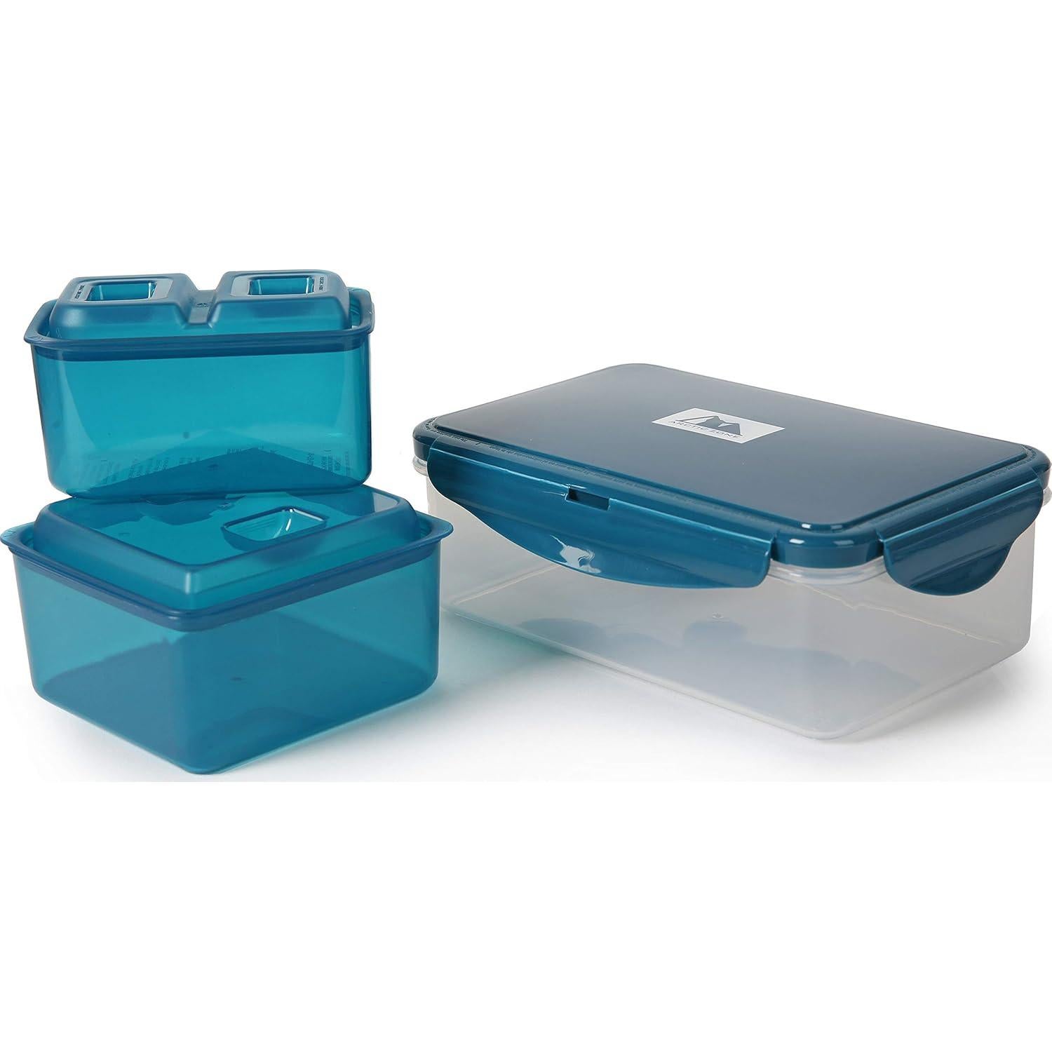 Bolsa de Almuerzo Arctic Zone Gris Hoja con 6 Compartimentos