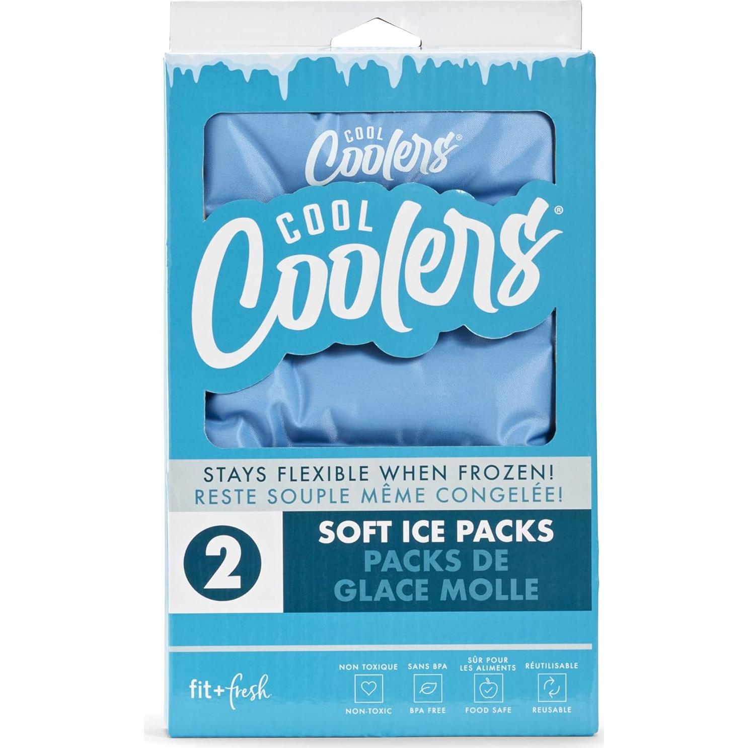 Paquete de Hielo Suave XL Fit & Fresh - 2 Unidades Azul