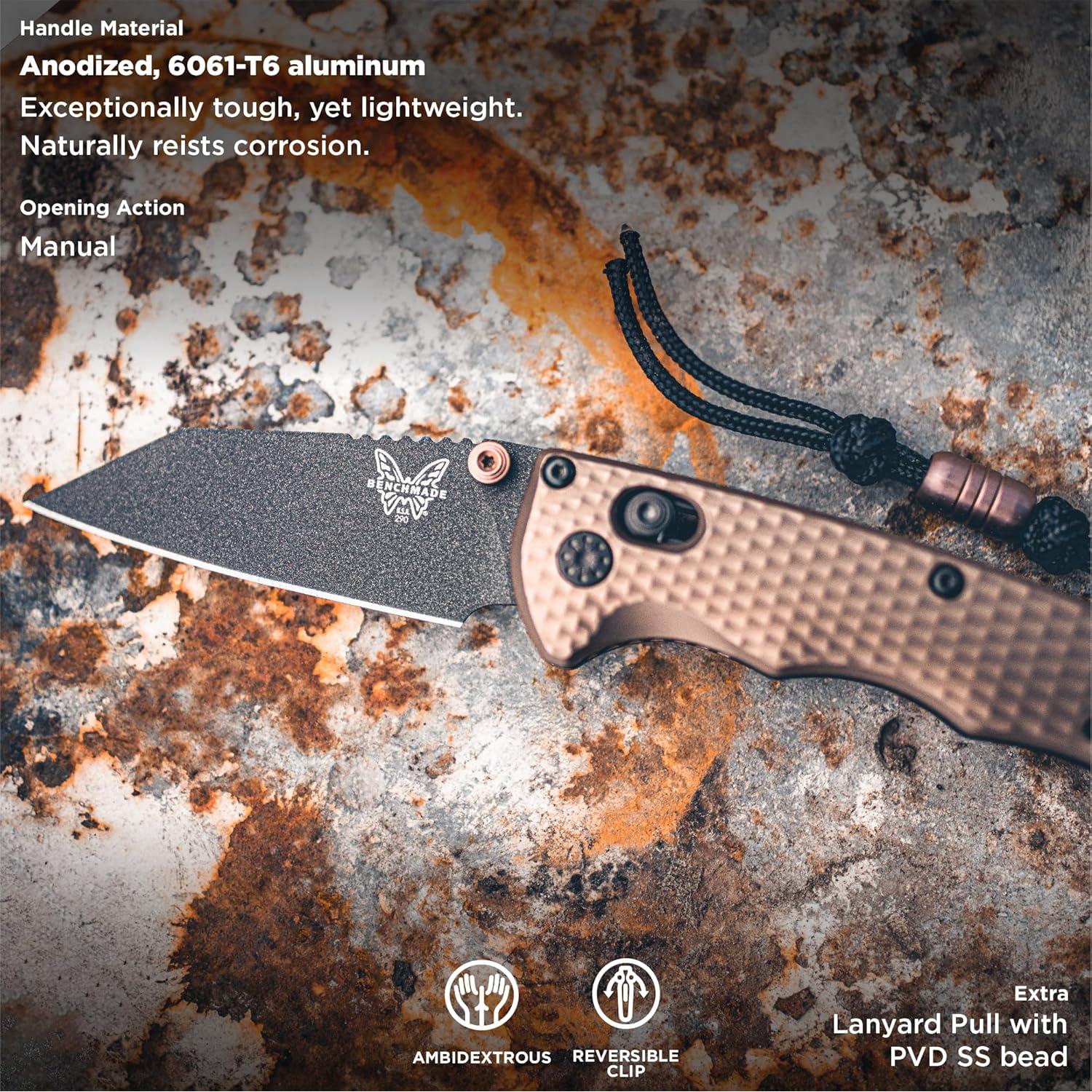 Cuchillo Táctico Benchmade Full Immunity 290 - Aluminio Bronce