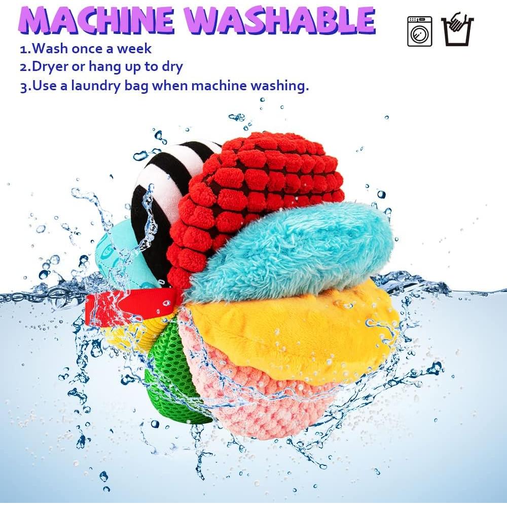 Pelota Sensorial Arcoíris Teytoy 8 Texturas para Bebés