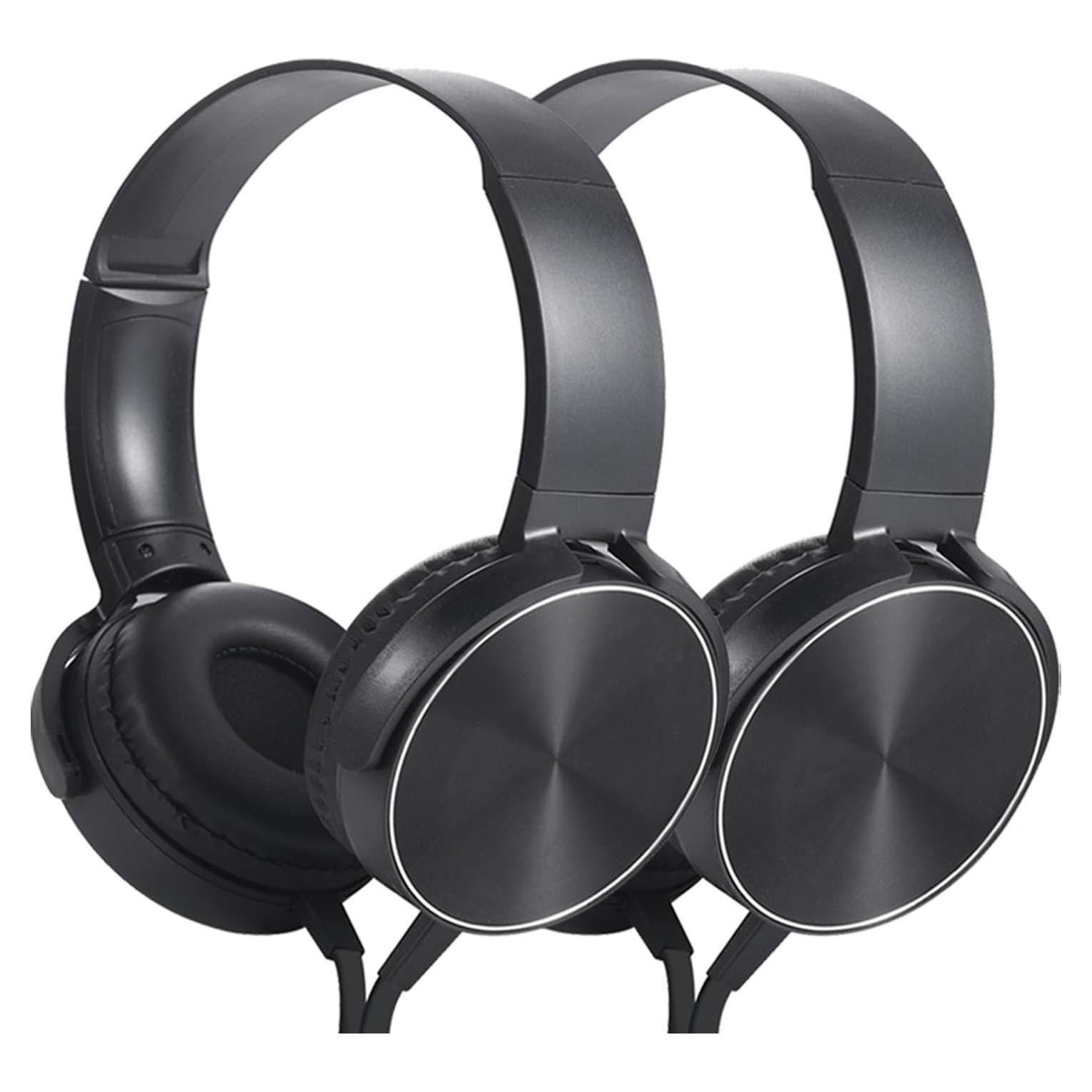 Auriculares para Niños Wensdo HY450 - 2 Paquete Negros