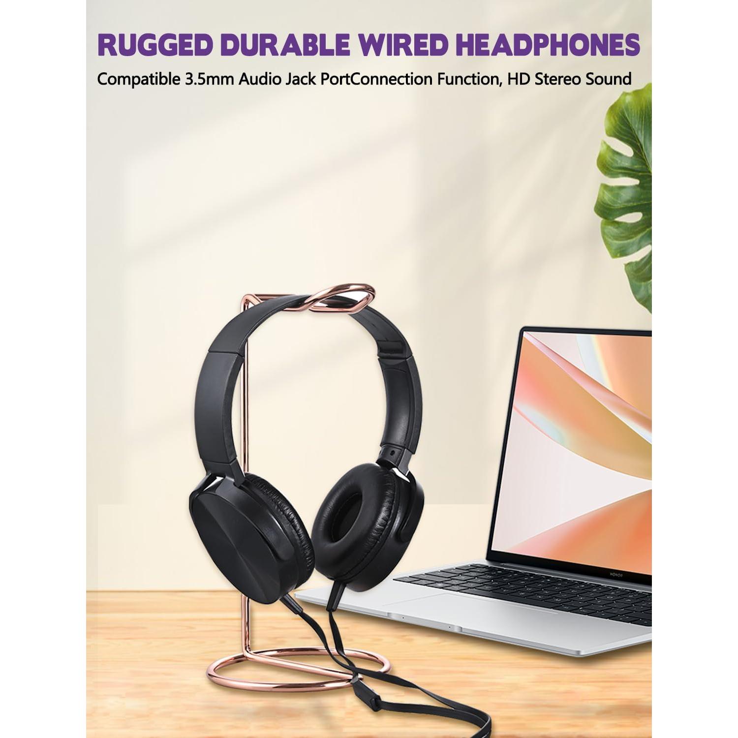 Auriculares para Niños Wensdo HY450 - 2 Paquete Negros