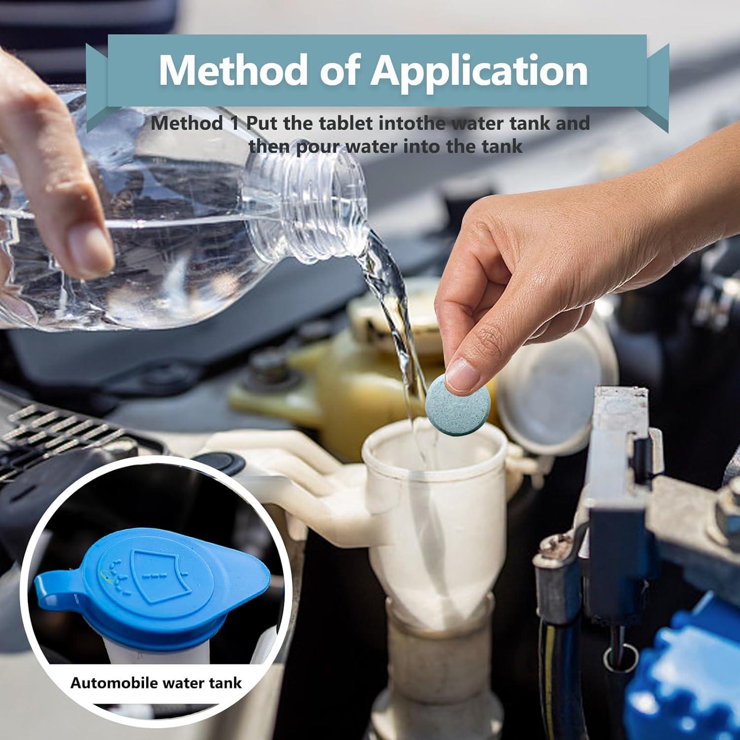 100 Tabletas Limpiaparabrisas Concentradas Apalie - 378.5L