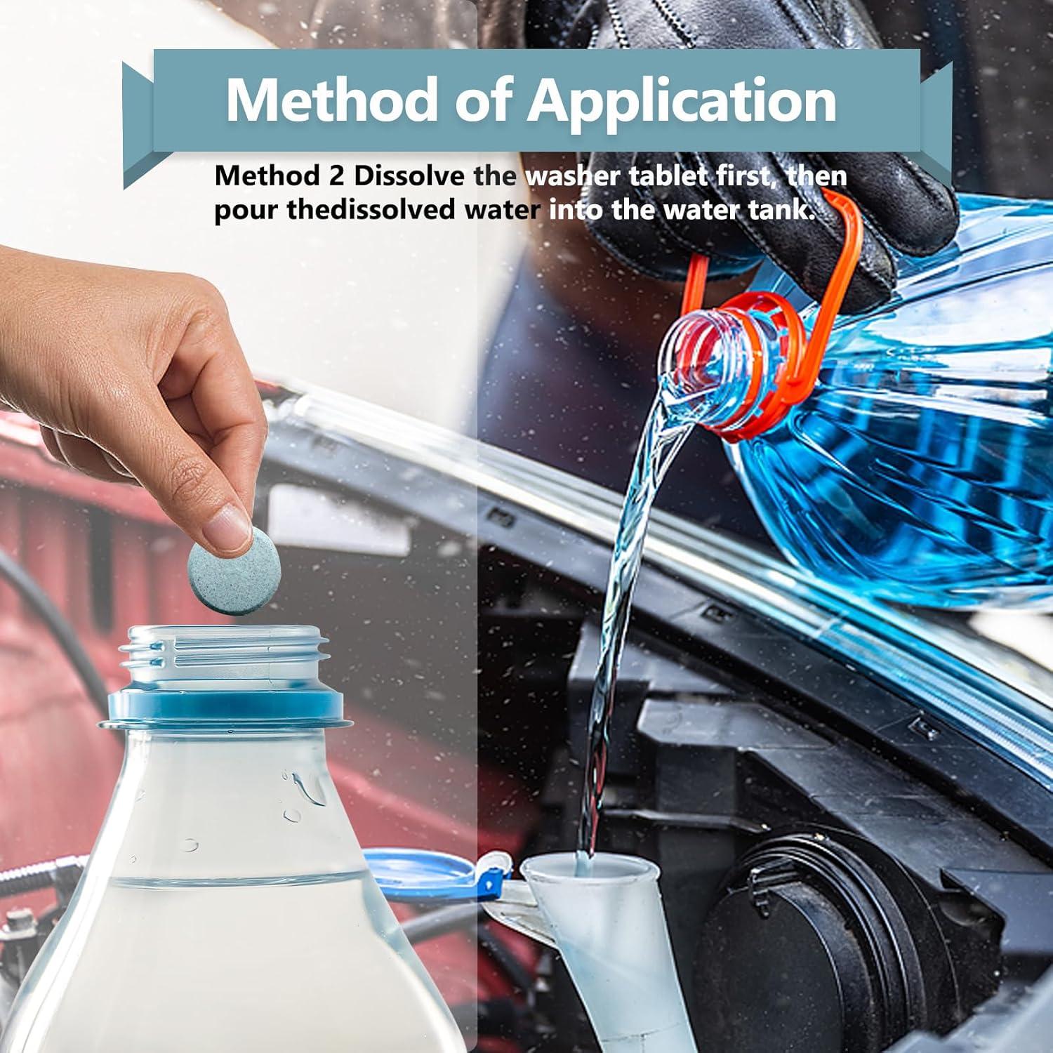 100 Tabletas Limpiaparabrisas Concentradas Apalie - 378.5L