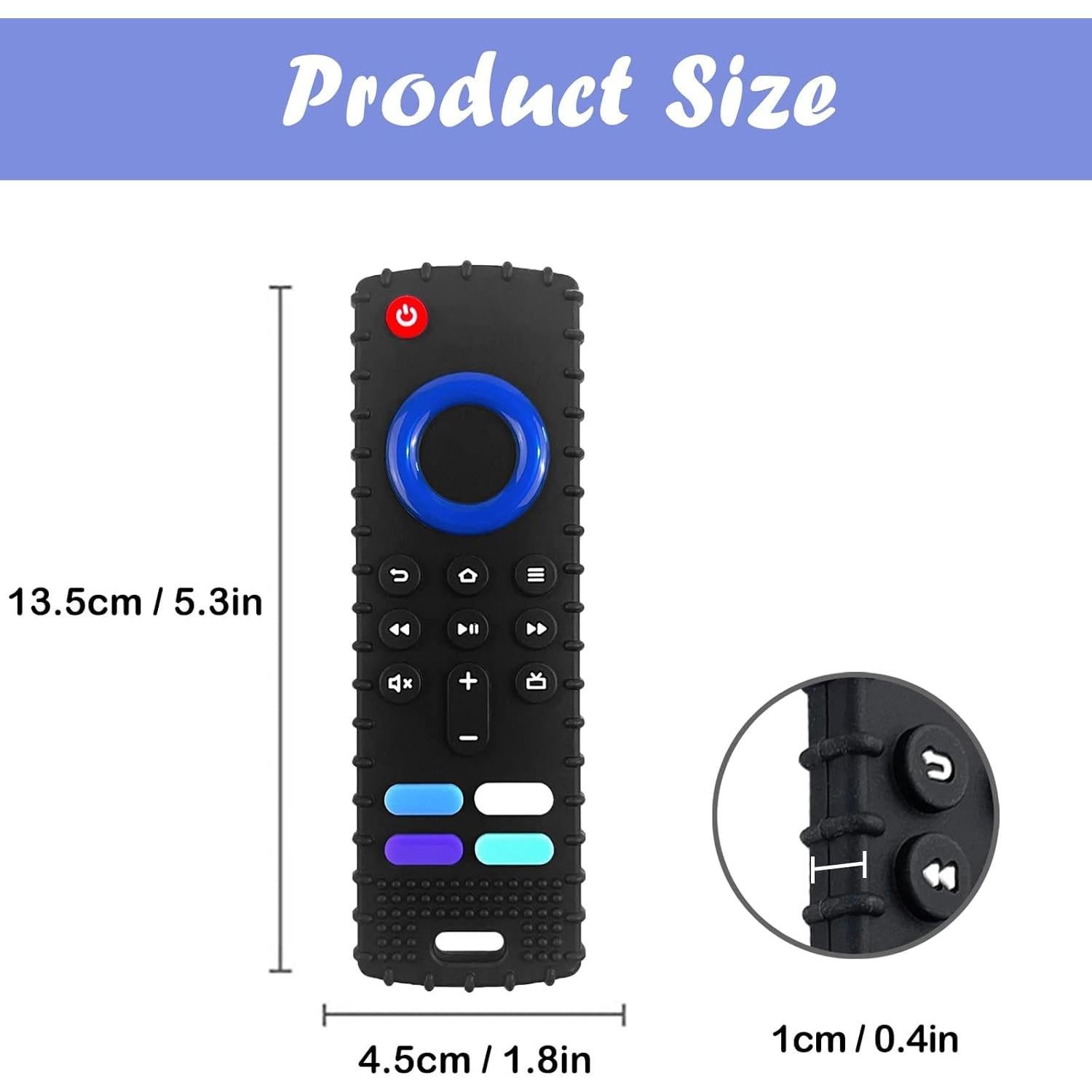Mordedores de Silicona para Bebés Control Remoto 2 Pcs