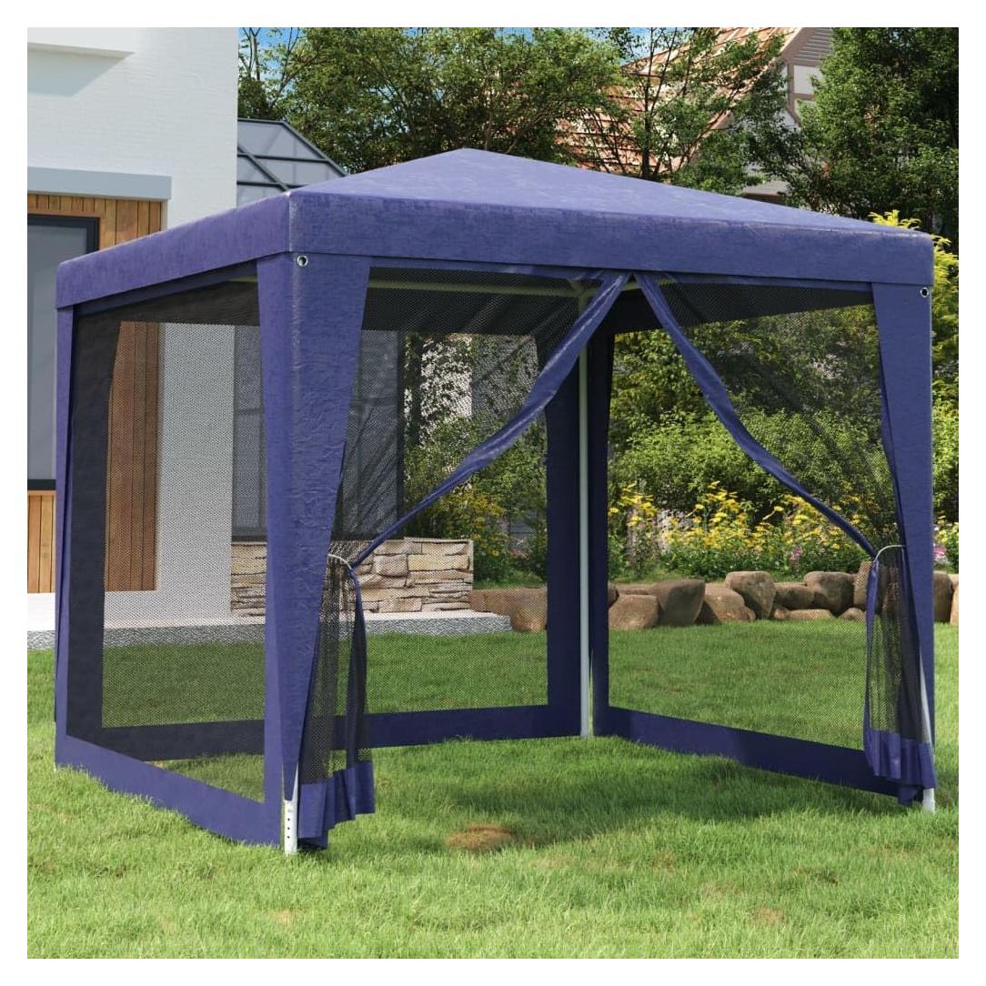 Carpa de Fiesta ANYCHOLE 2.5m x 2.5m con 4 Paredes Malla