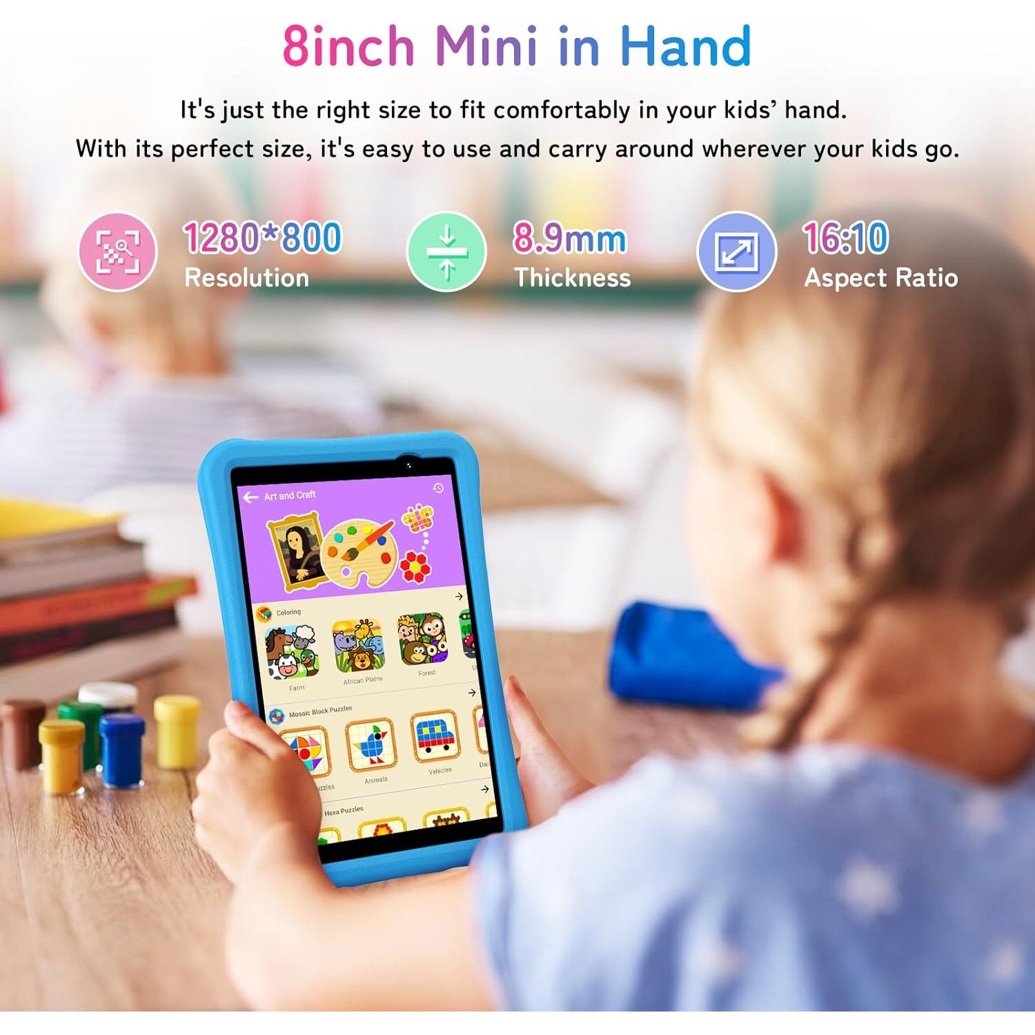 Tablet UMIDIGI G1 Tab Mini 8" Android 14 para Niños