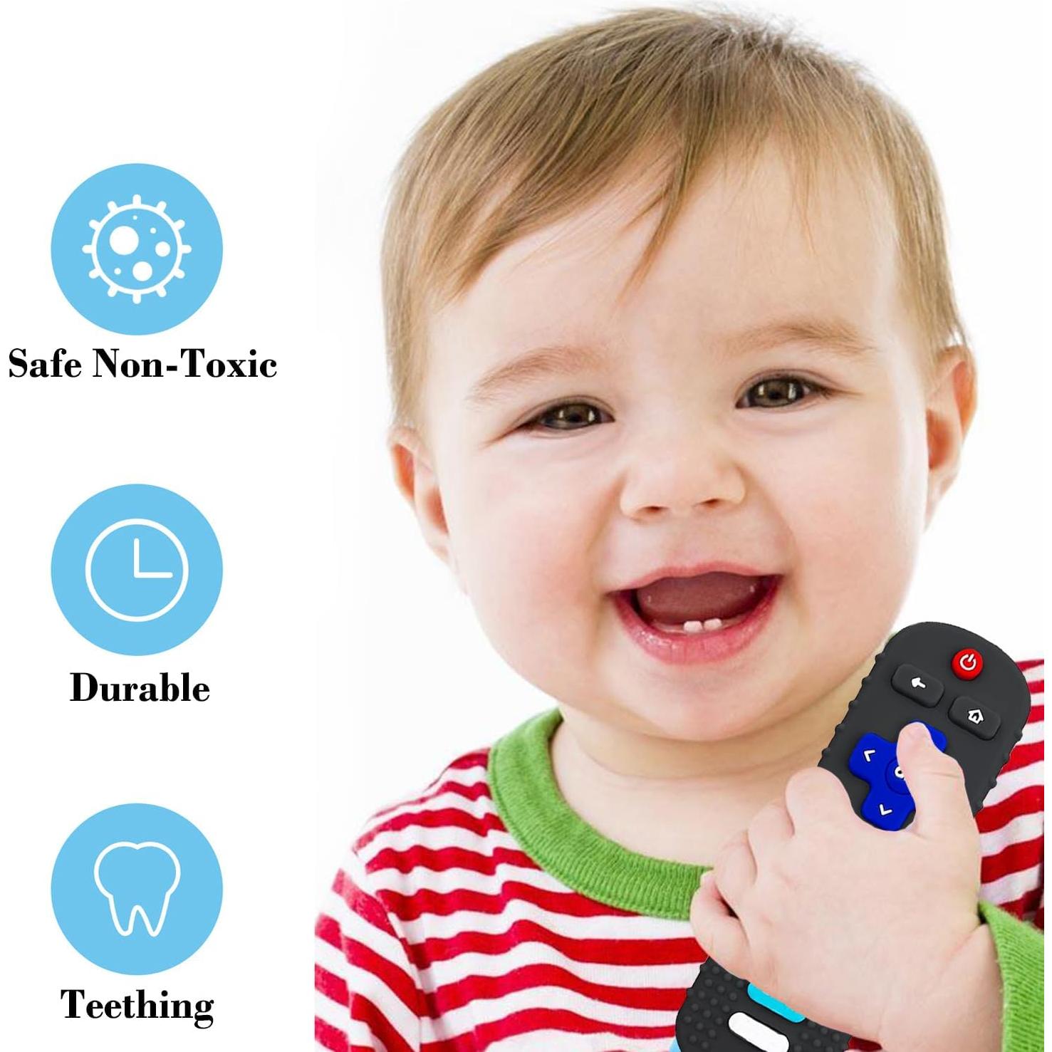 Mordedor para Bebés Control Remoto Silicona Libre de BPA