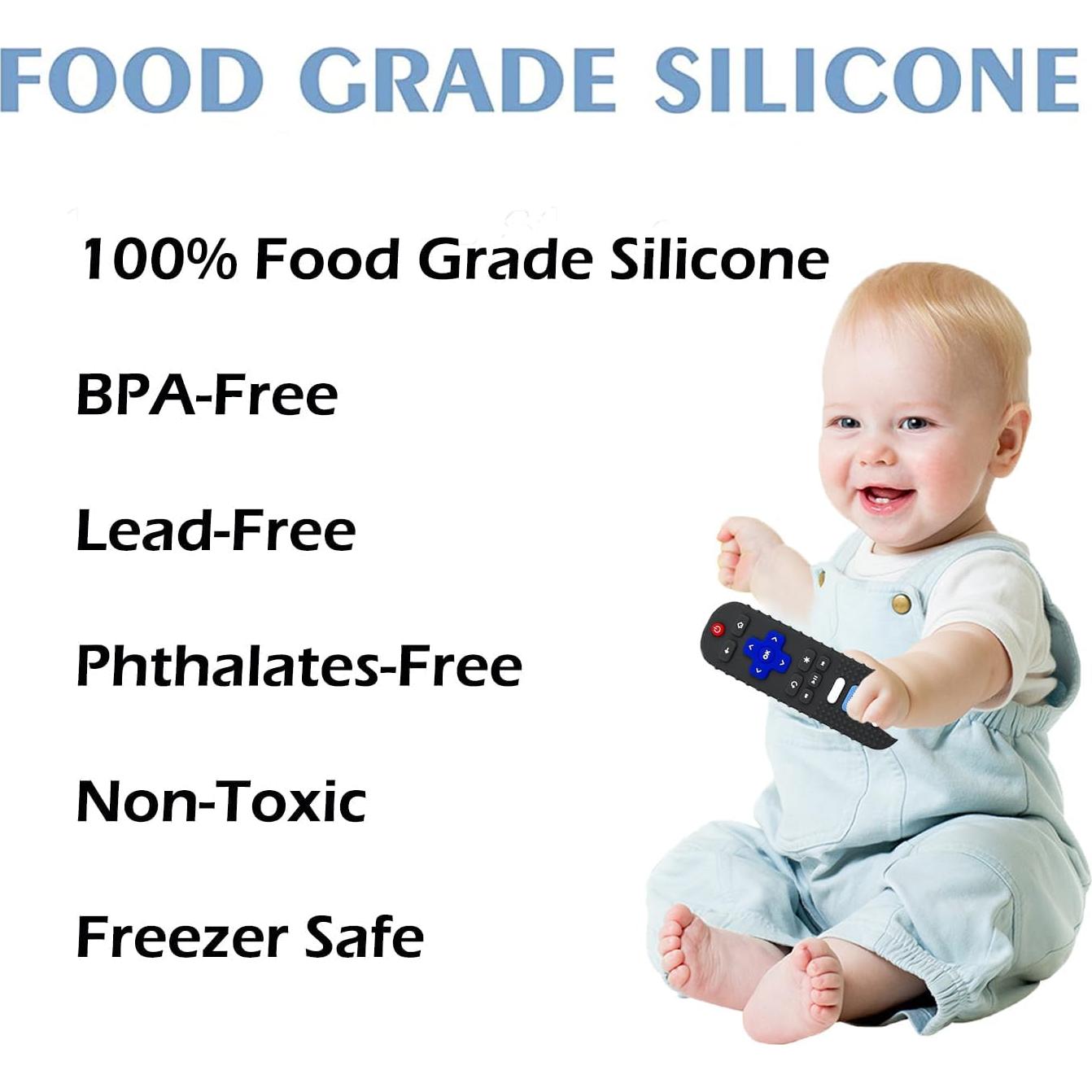 Mordedor para Bebés Control Remoto Silicona Libre de BPA