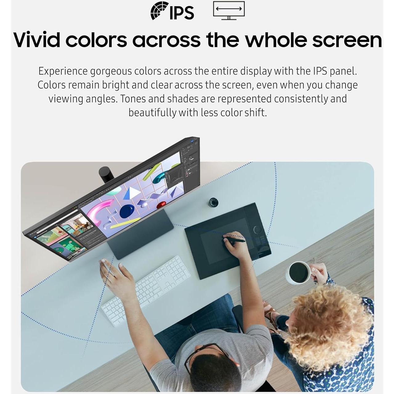 Monitor Samsung 24" S43GC IPS 100Hz FreeSync Ajustable