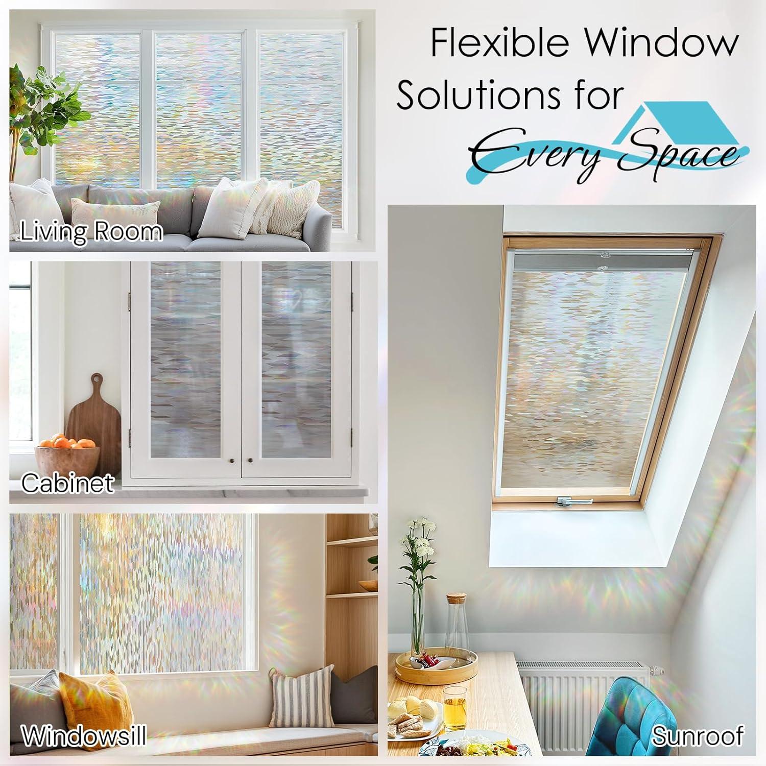 Película de Privacidad DOWELL 3D Arcoíris 44.5x200 cm