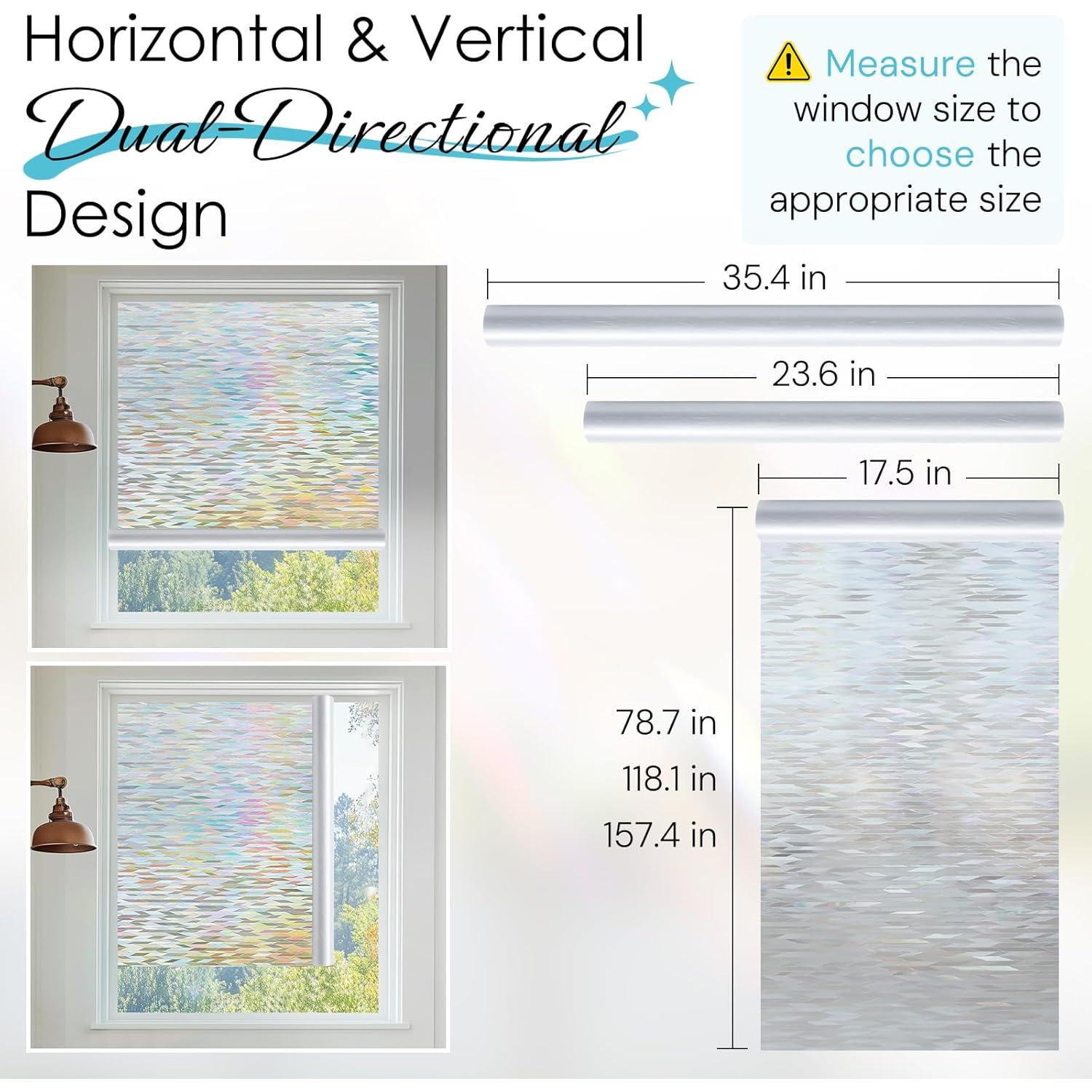 Película de Privacidad DOWELL 3D Arcoíris 44.5x200 cm