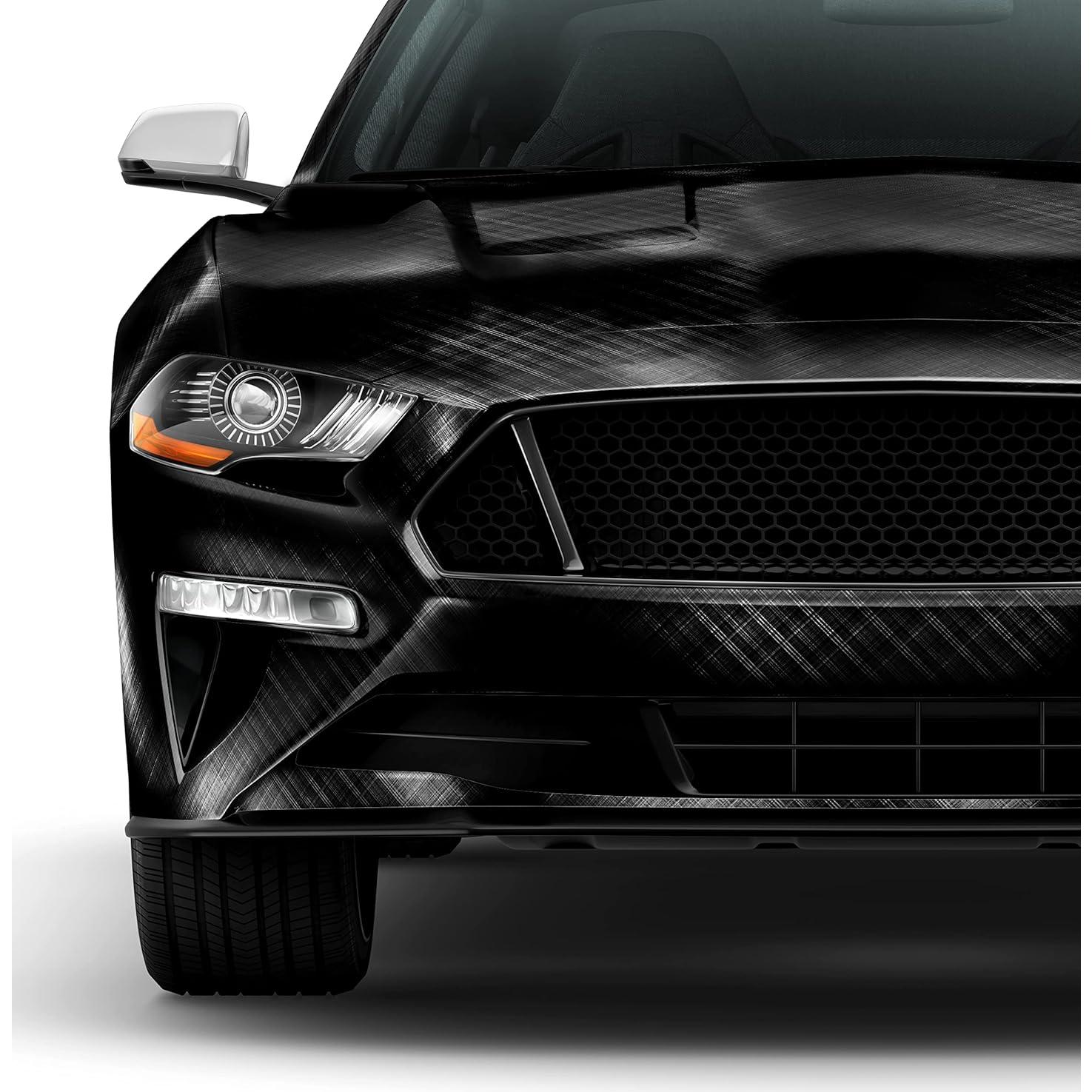 Vinilo Envoltura VViViD Cuadros Negros Stealth 0.3m x 1.5m