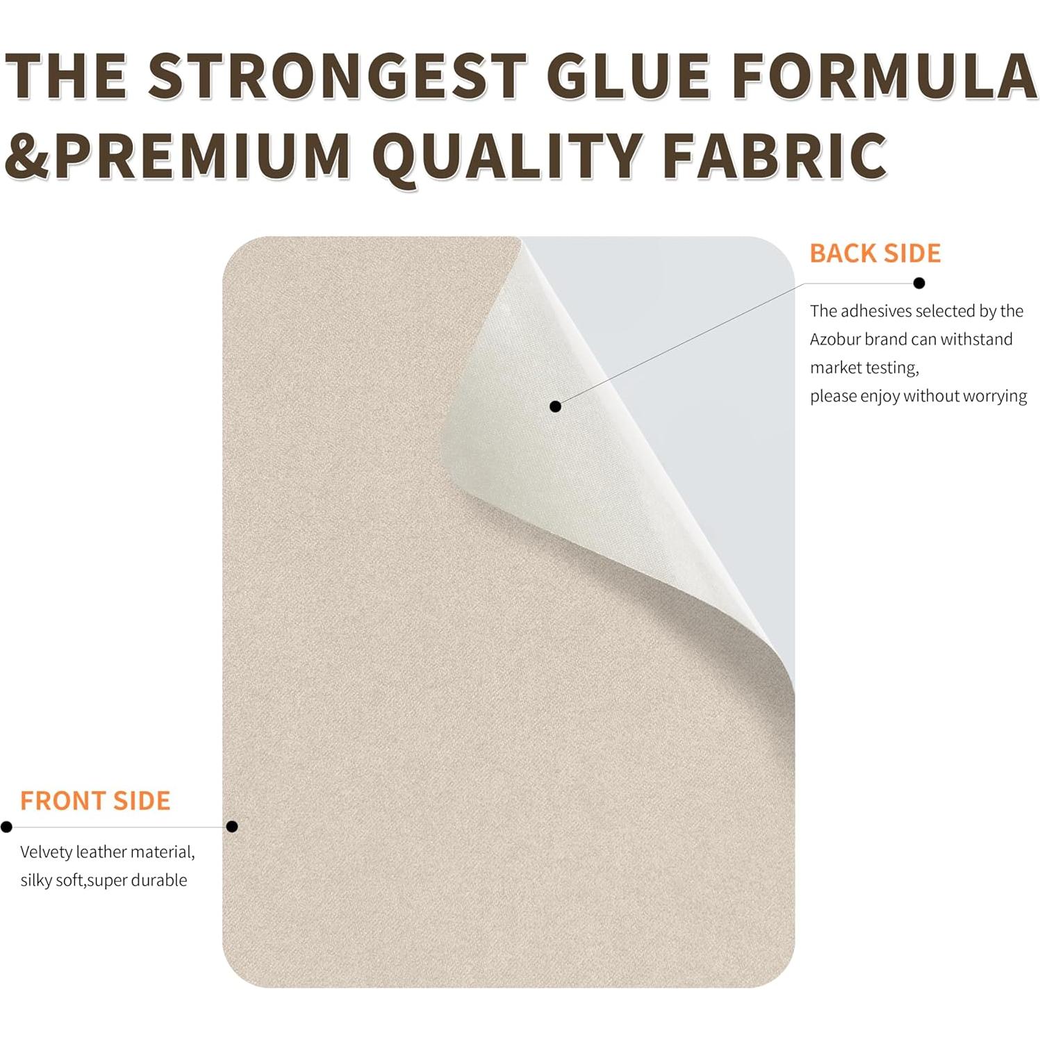 Parche de Reparación Autoadhesivo Azobur 6 Piezas Beige