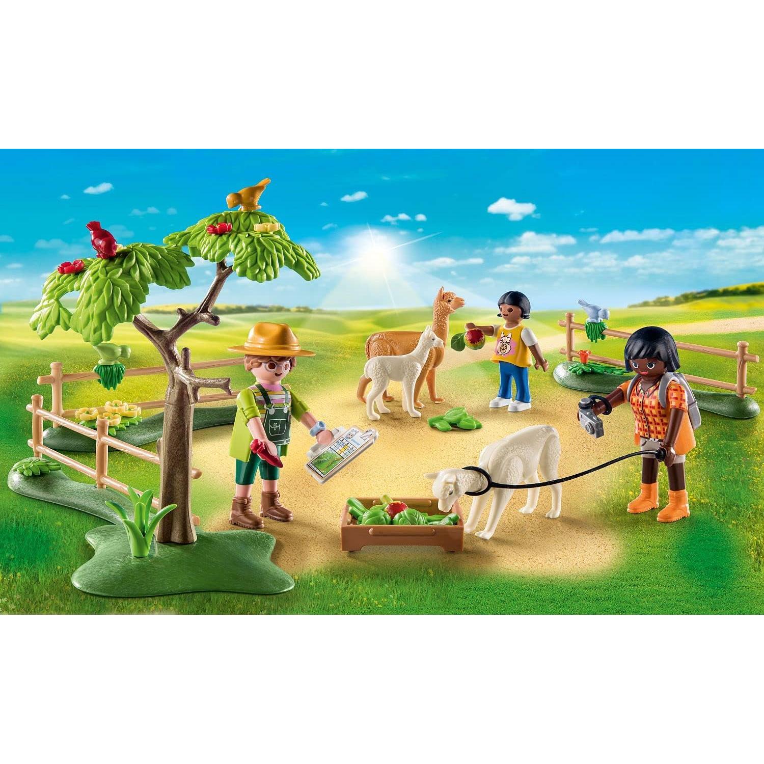 Excursión Alpaca Playmobil 71251 - Set Granja 24,8x7x14,2cm
