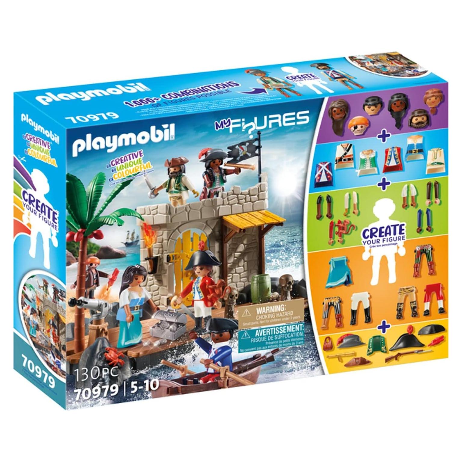 Playmobil Isla de los Piratas 70979 - Figuras Intercambiables