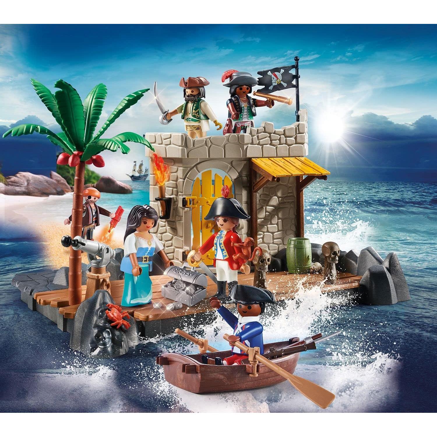 Playmobil Isla de los Piratas 70979 - Figuras Intercambiables
