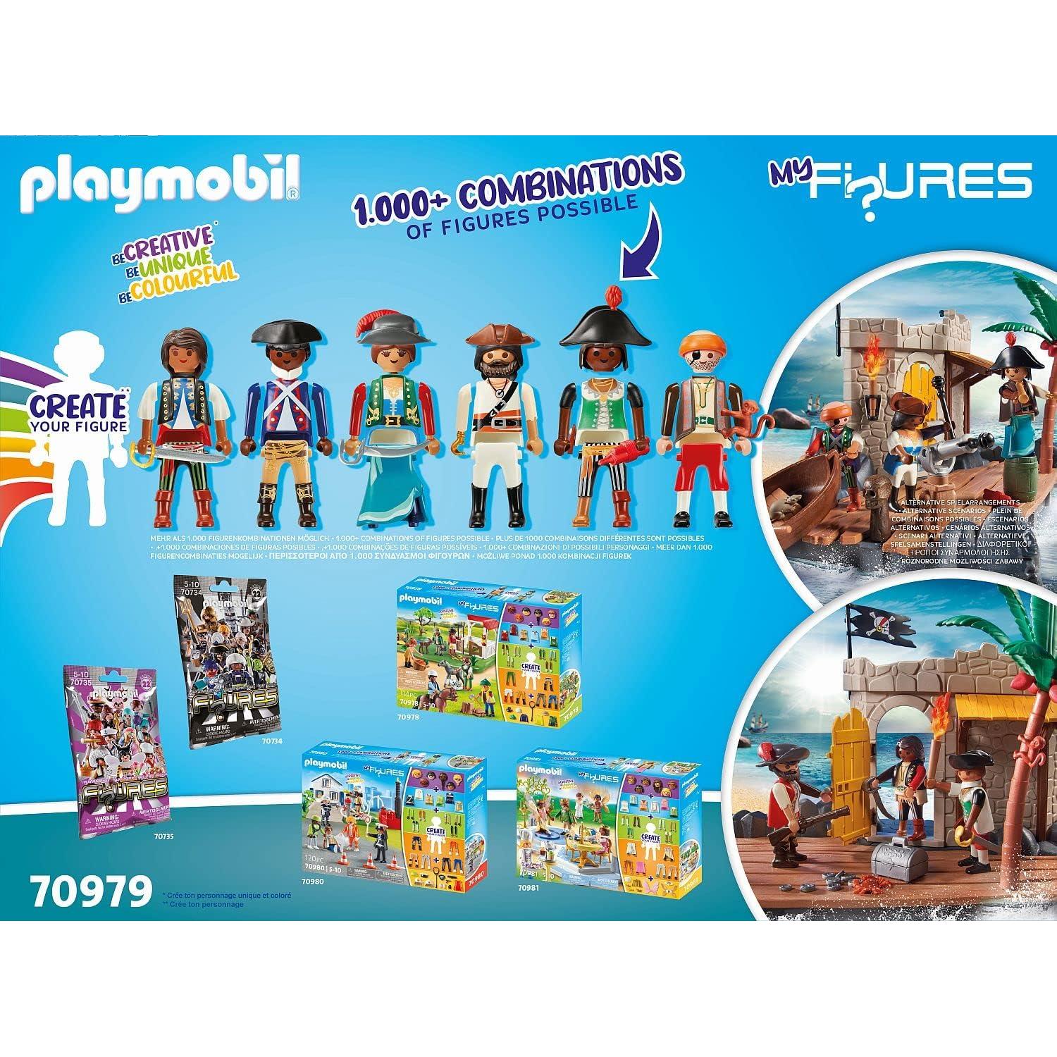 Playmobil Isla de los Piratas 70979 - Figuras Intercambiables
