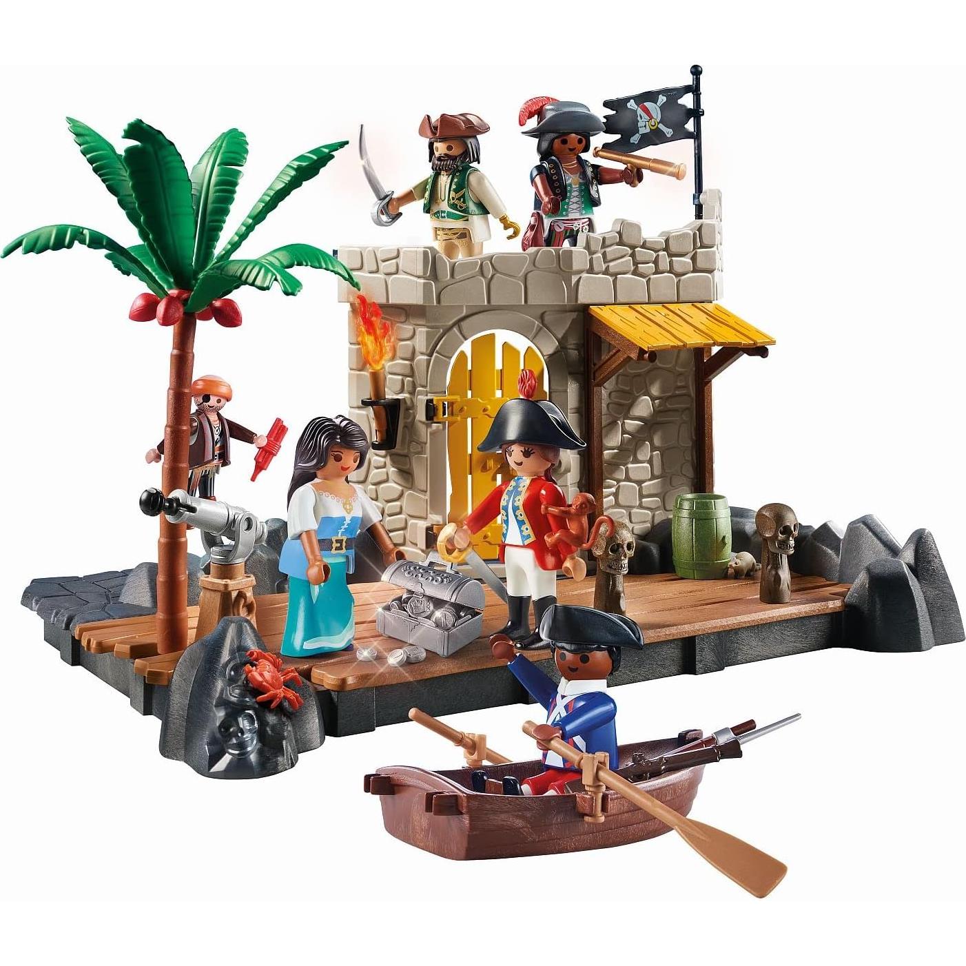 Playmobil Isla de los Piratas 70979 - Figuras Intercambiables