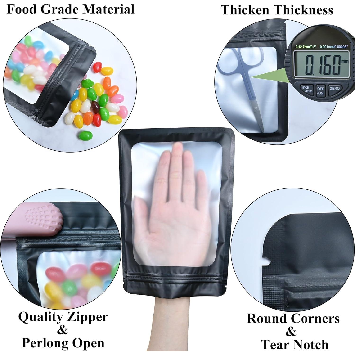 Bolsas de Almacenamiento Reutilizables Millefiore 100PCS 6.1x10.2cm