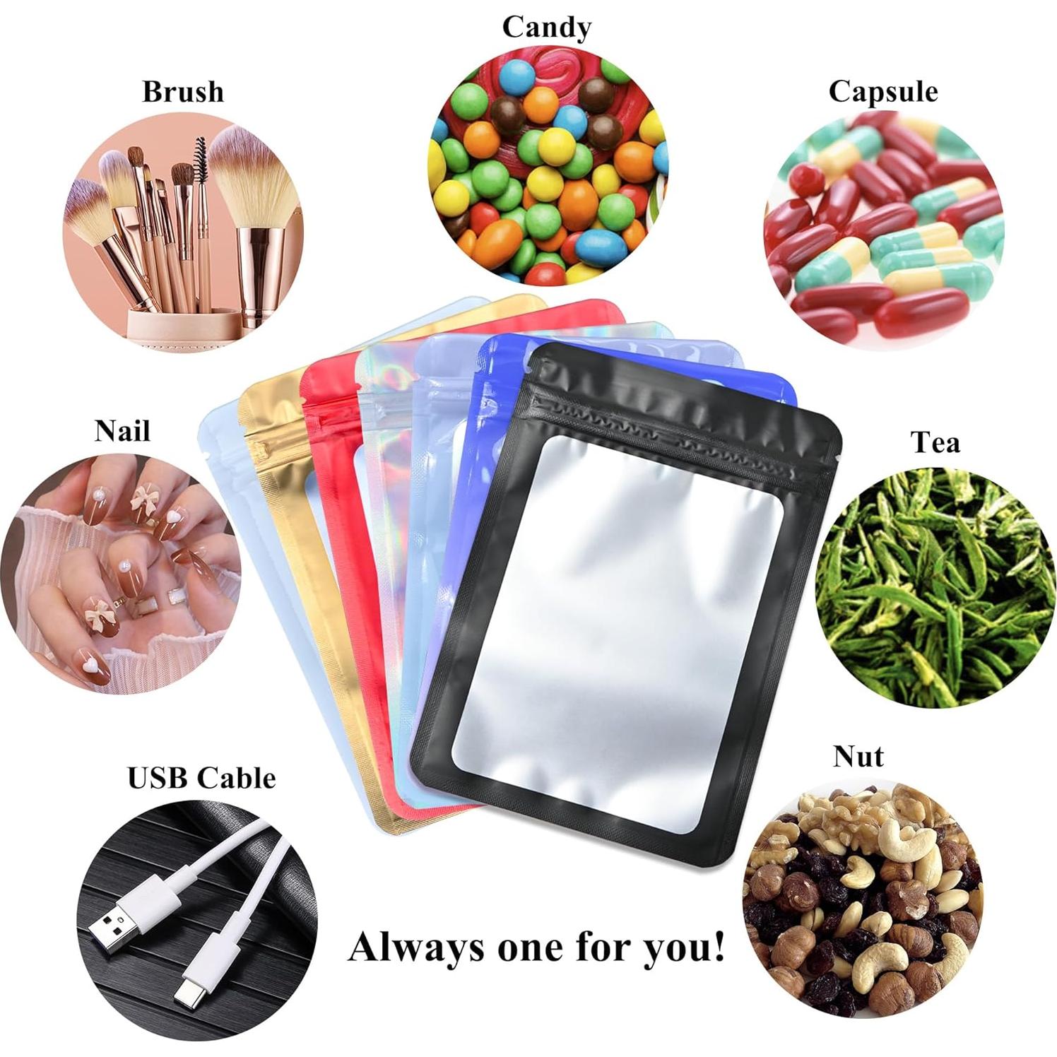 Bolsas de Almacenamiento Reutilizables Millefiore 100PCS 6.1x10.2cm