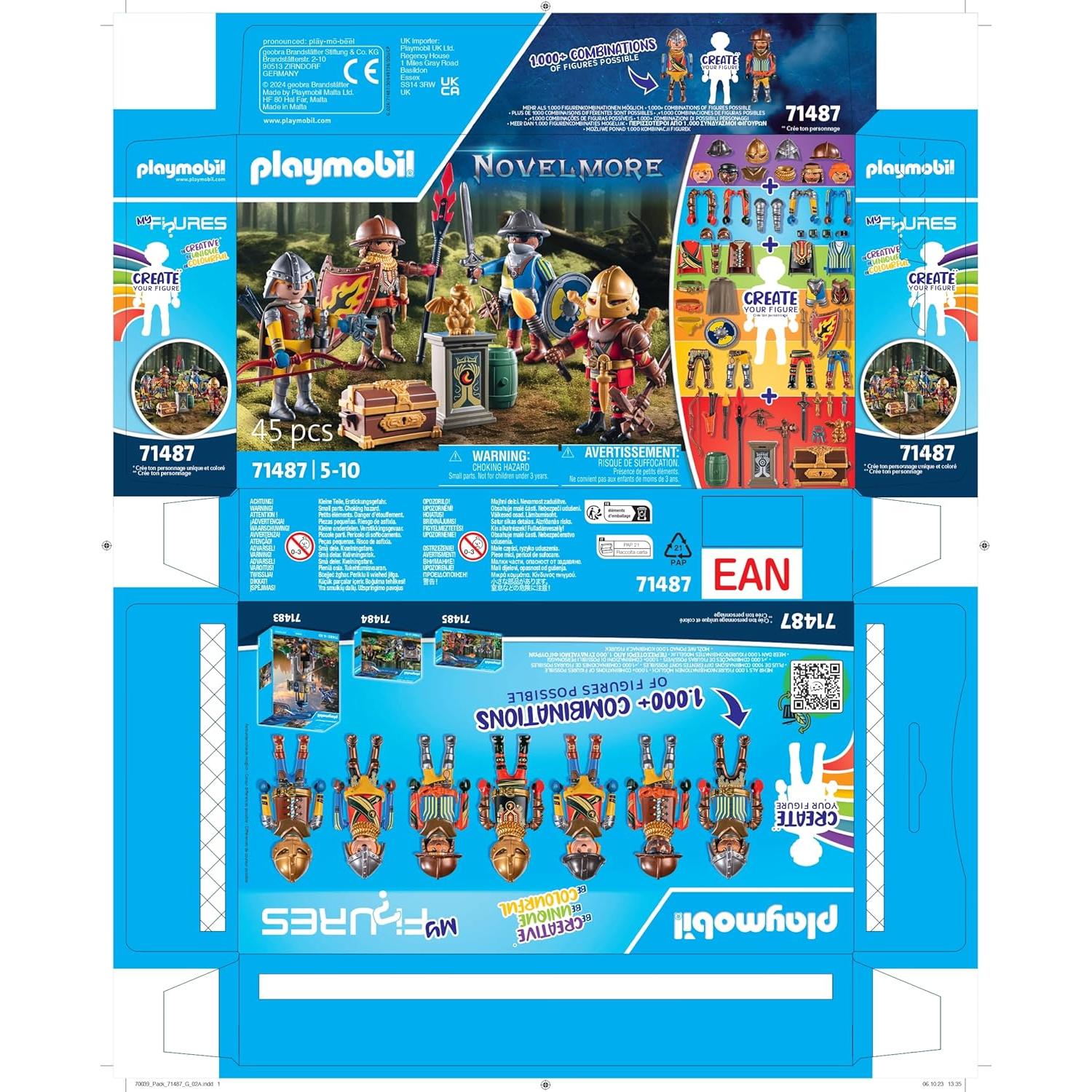 Playmobil Mis Figuras Caballeros de Novelmore 71487