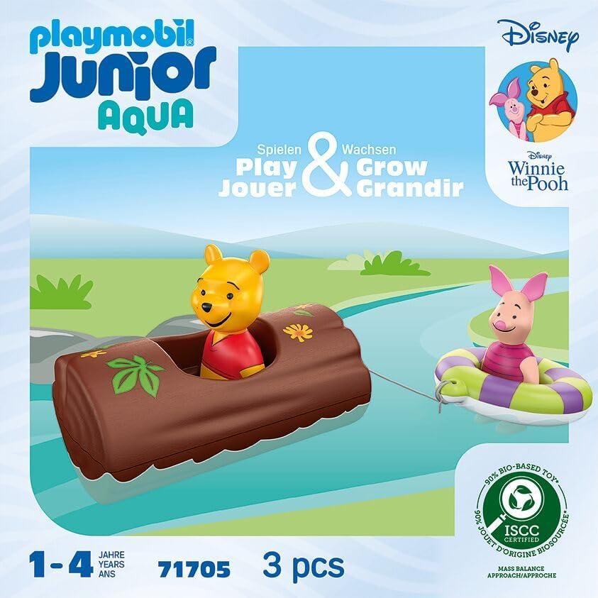 PLAYMOBIL Junior Aventura Acuática Winnie Pooh 3 Piezas