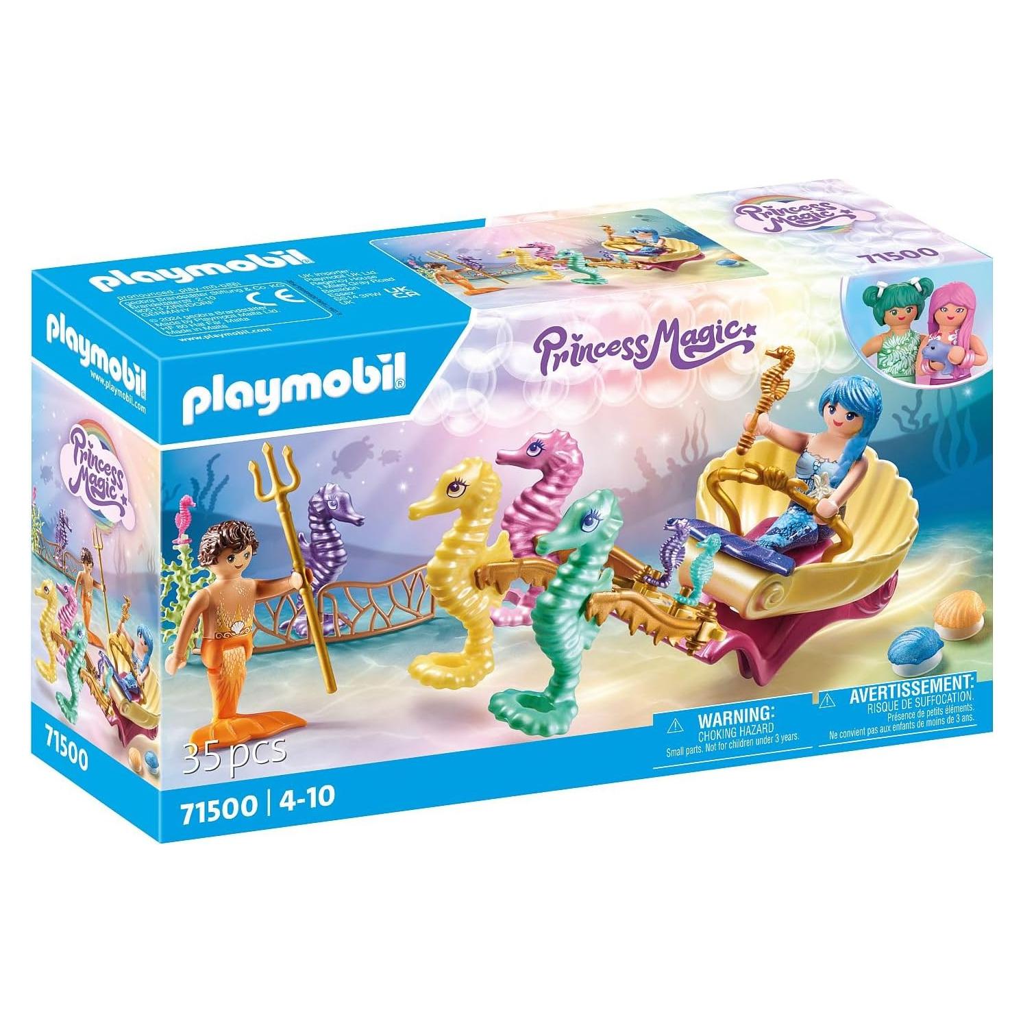 Carroza de Caballo de Mar Playmobil 71500 - 35 Piezas